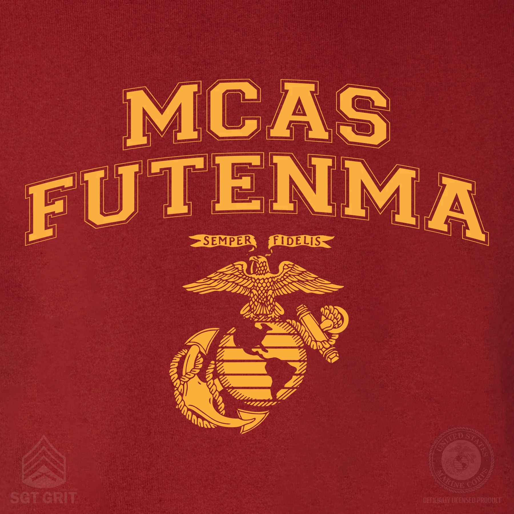 Marine Corps Base Collegiate EGA Long Sleeve T-Shirt - Image 27