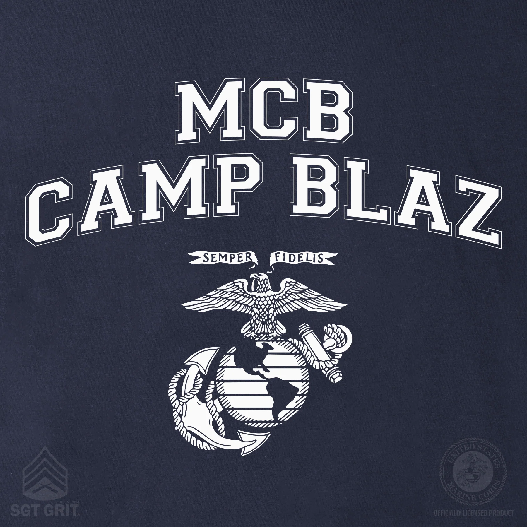 Marine Corps Base Collegiate EGA Long Sleeve T-Shirt - Image 39