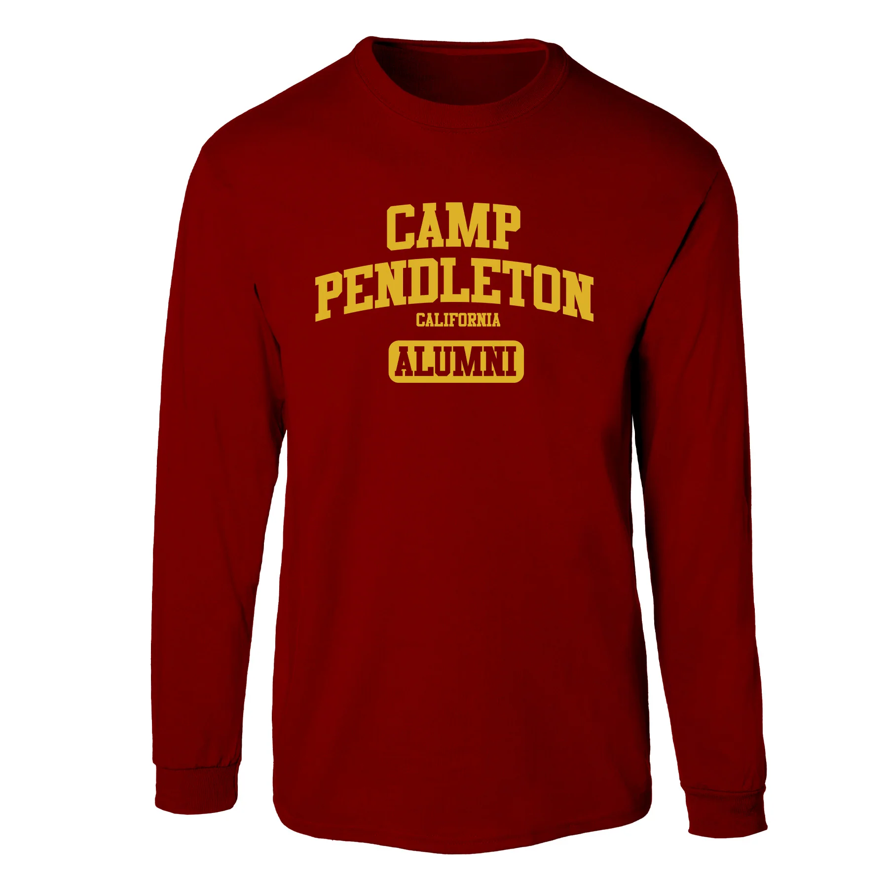 Marine Corps Camp Collegiate Alumni Long Sleeve T-Shirt - Image 7