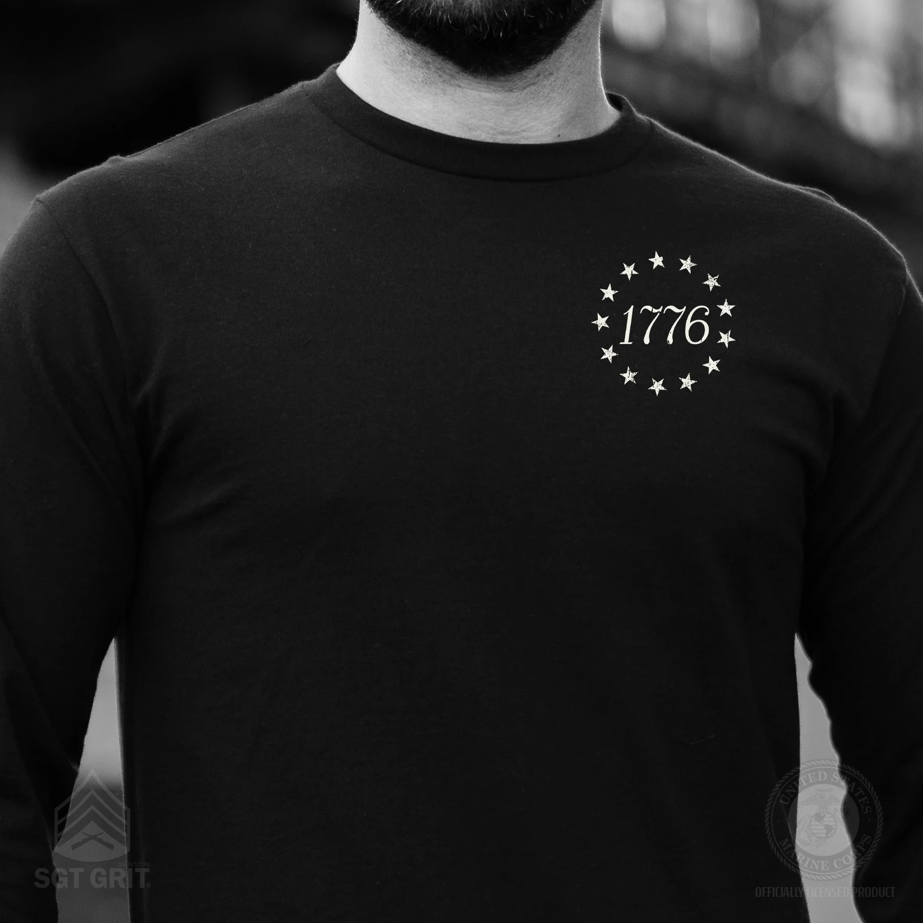 250 Years We The People Flag Long Sleeve T-Shirt - Image 3