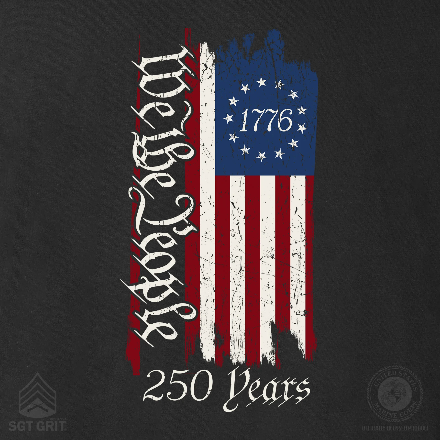 250 Years We The People Flag Long Sleeve T-Shirt - Image 6
