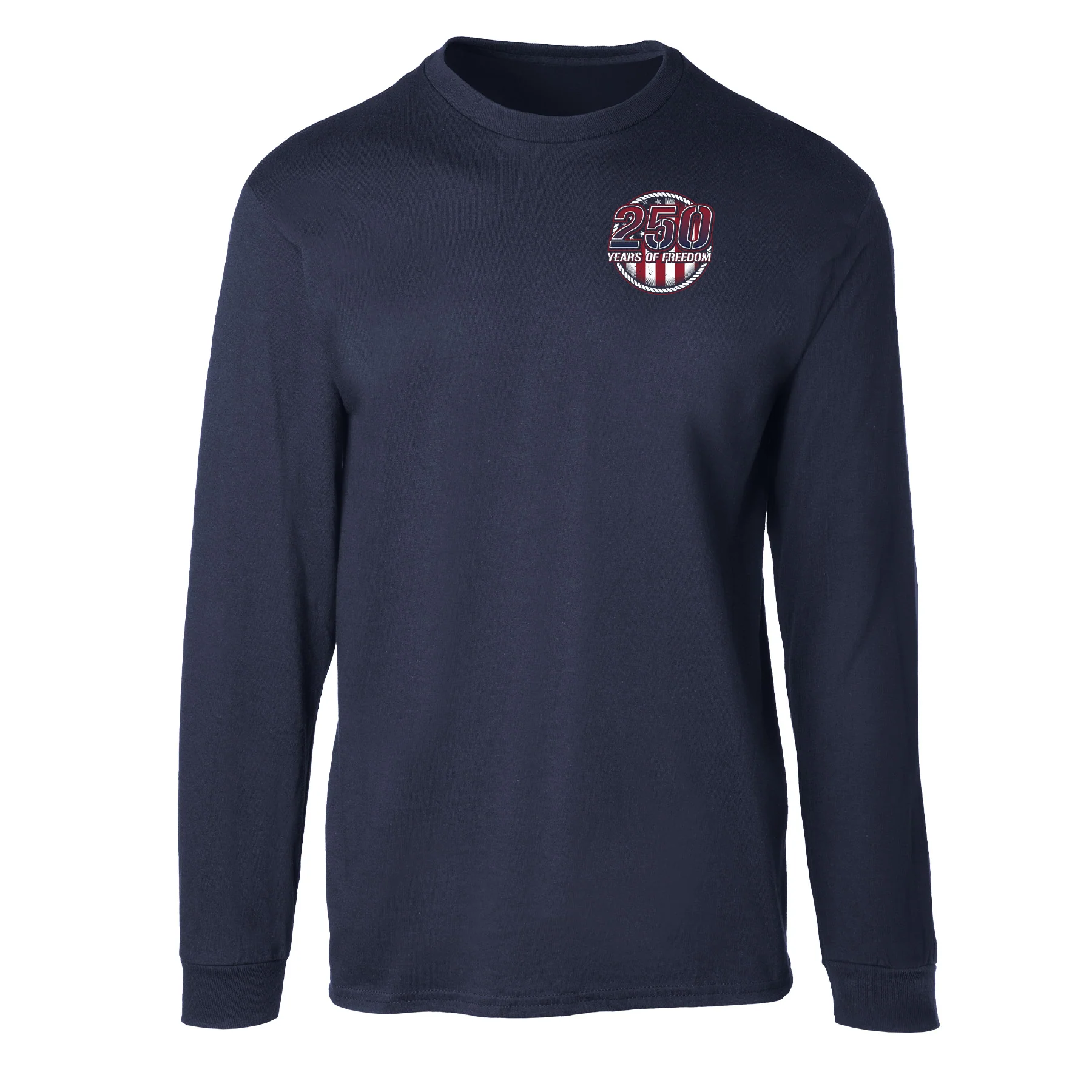 250 Years of Freedom Long Sleeve T-Shirt - Back Design - Image 10