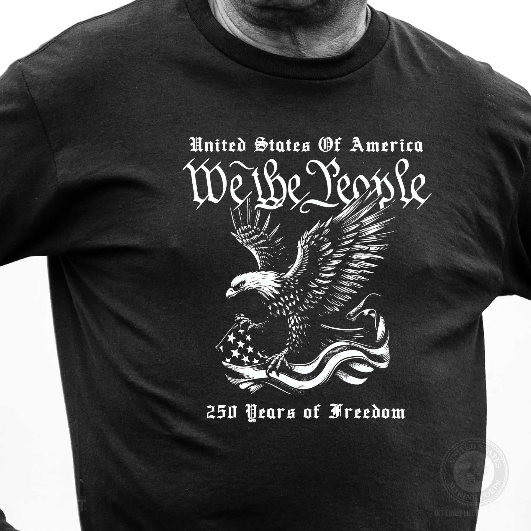 We The People 250 Years Eagle Long Sleeve T-Shirt - Image 5