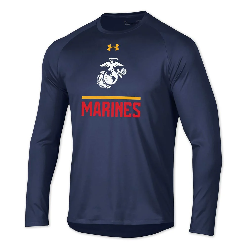 Under Armour Marines Long Sleeve Tech Tee - Image 3