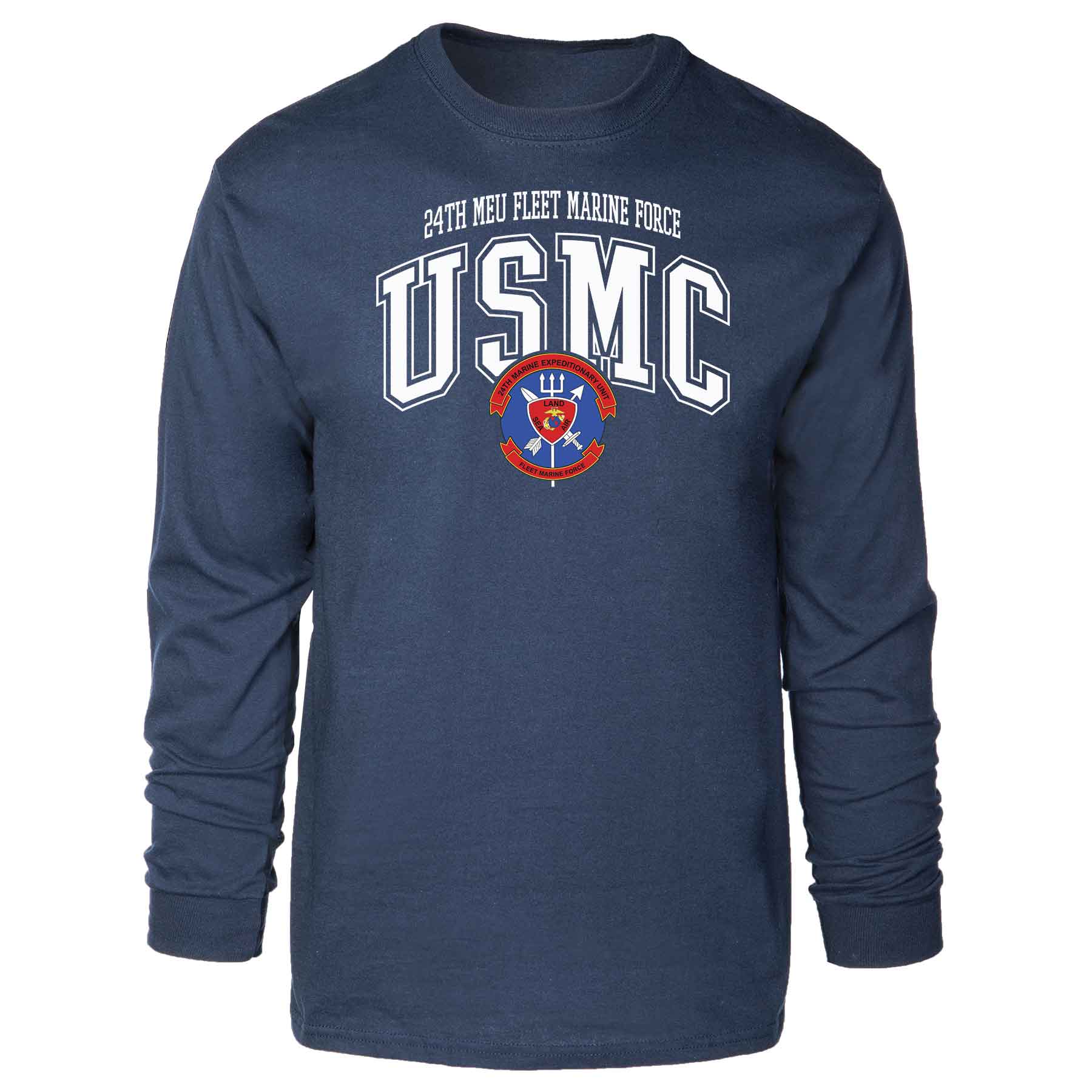 24th MEU Fleet Marine Force Arched Long Sleeve T-shirt - Image 3