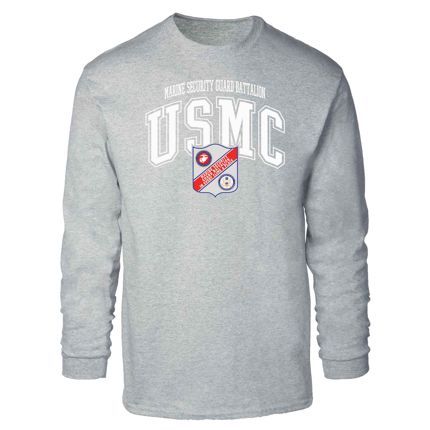 Marine Security Guard Arched Long Sleeve T-shirt - Image 2
