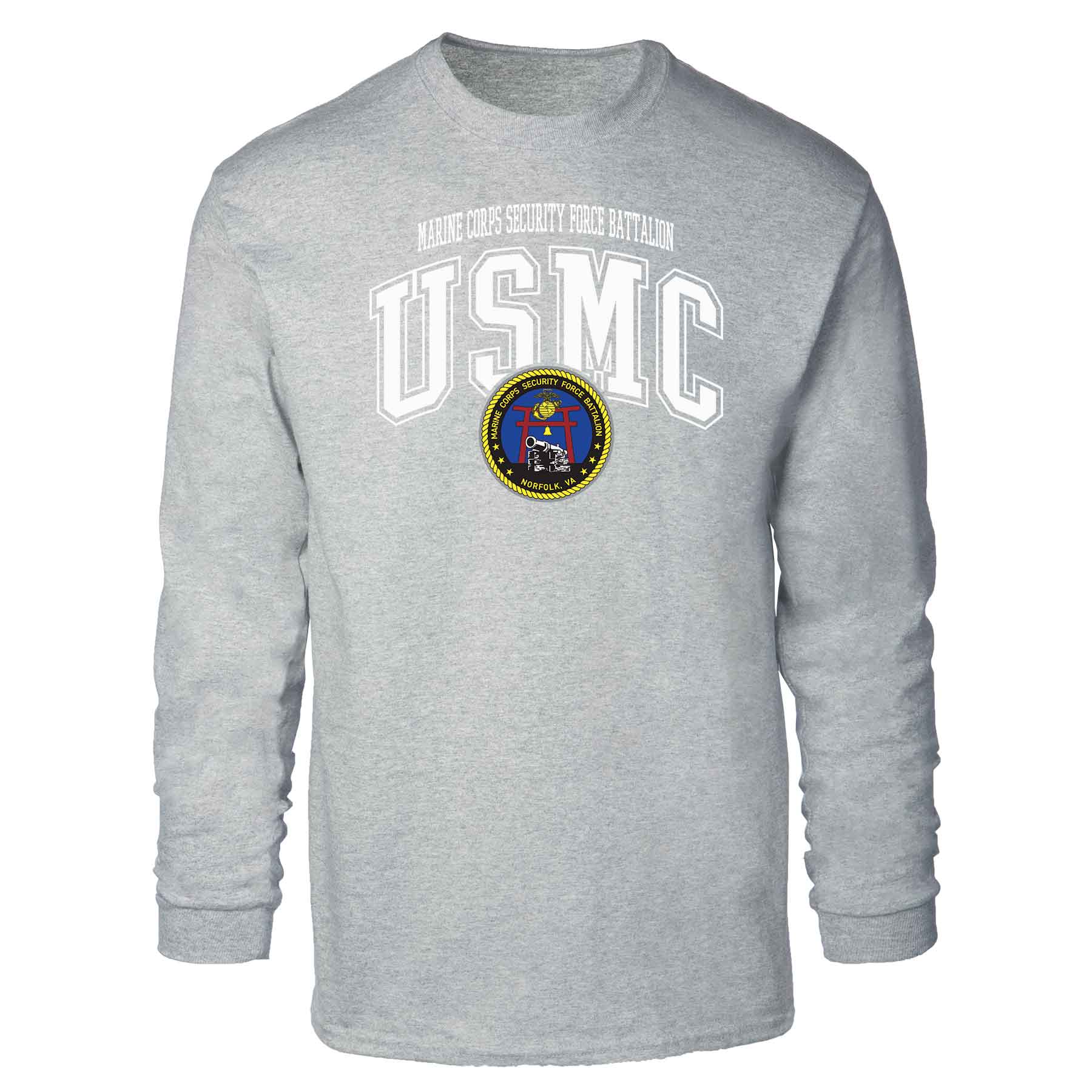 Marine Corps Security Force Arched Long Sleeve T-shirt - Image 2