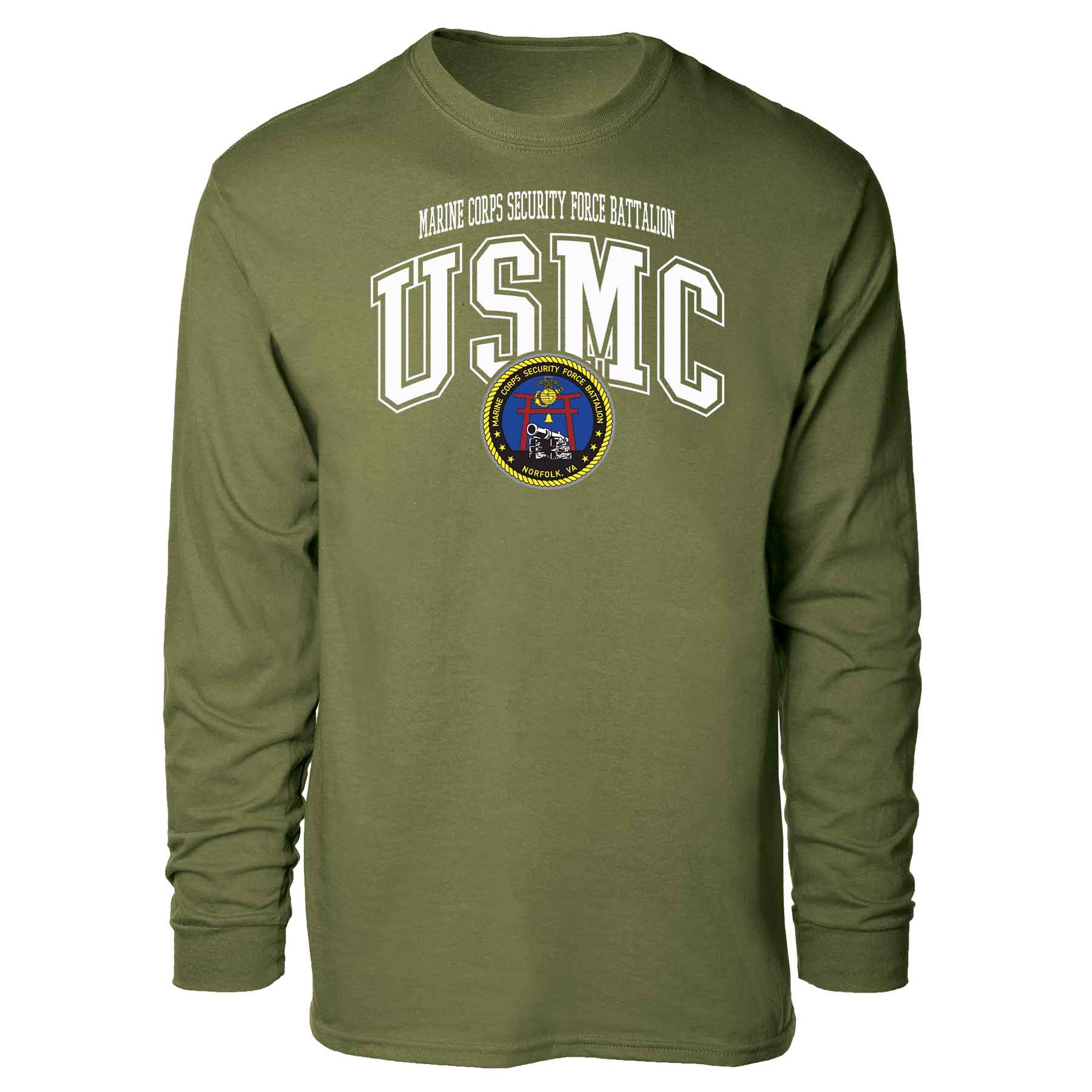 Marine Corps Security Force Arched Long Sleeve T-shirt - Image 4