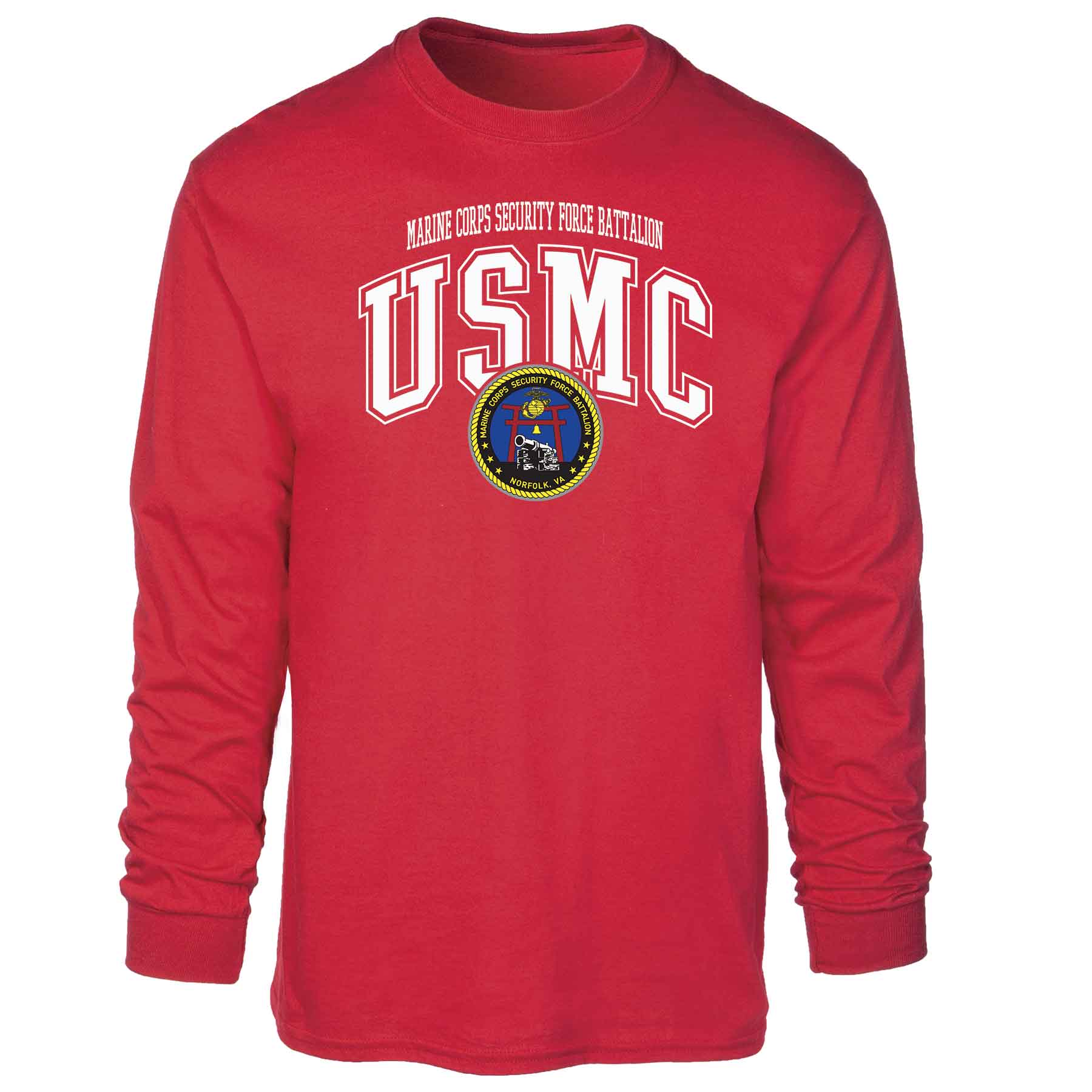 Marine Corps Security Force Arched Long Sleeve T-shirt - Image 5