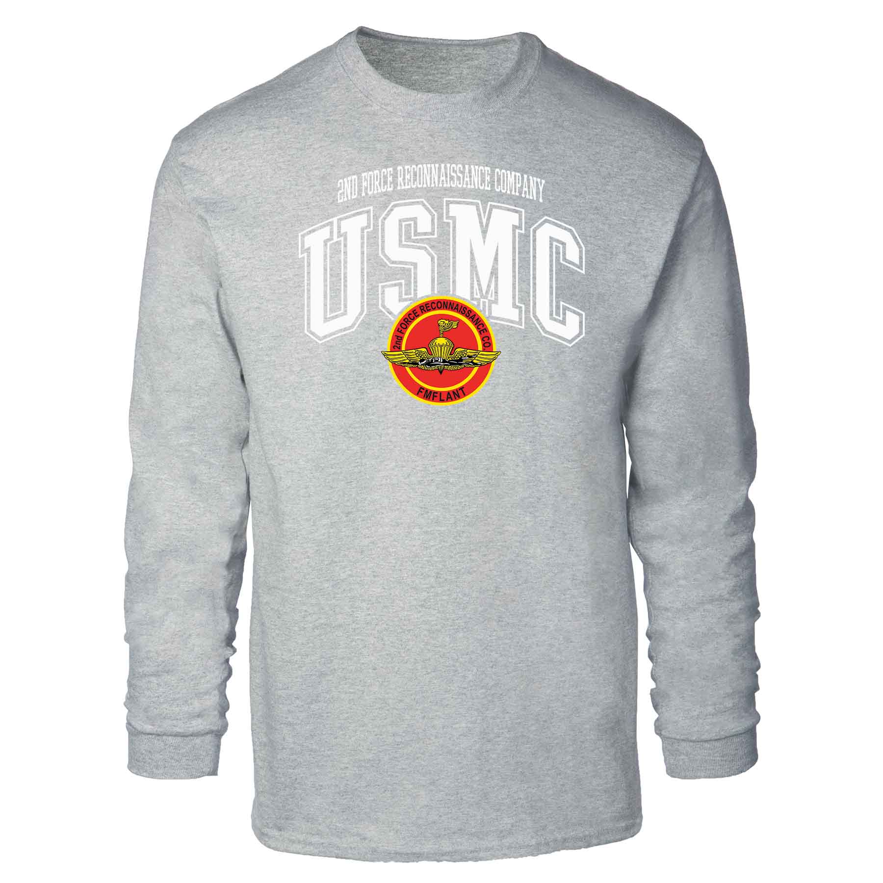 2nd Force Reconnaissance Co Arched Long Sleeve T-shirt - Image 2