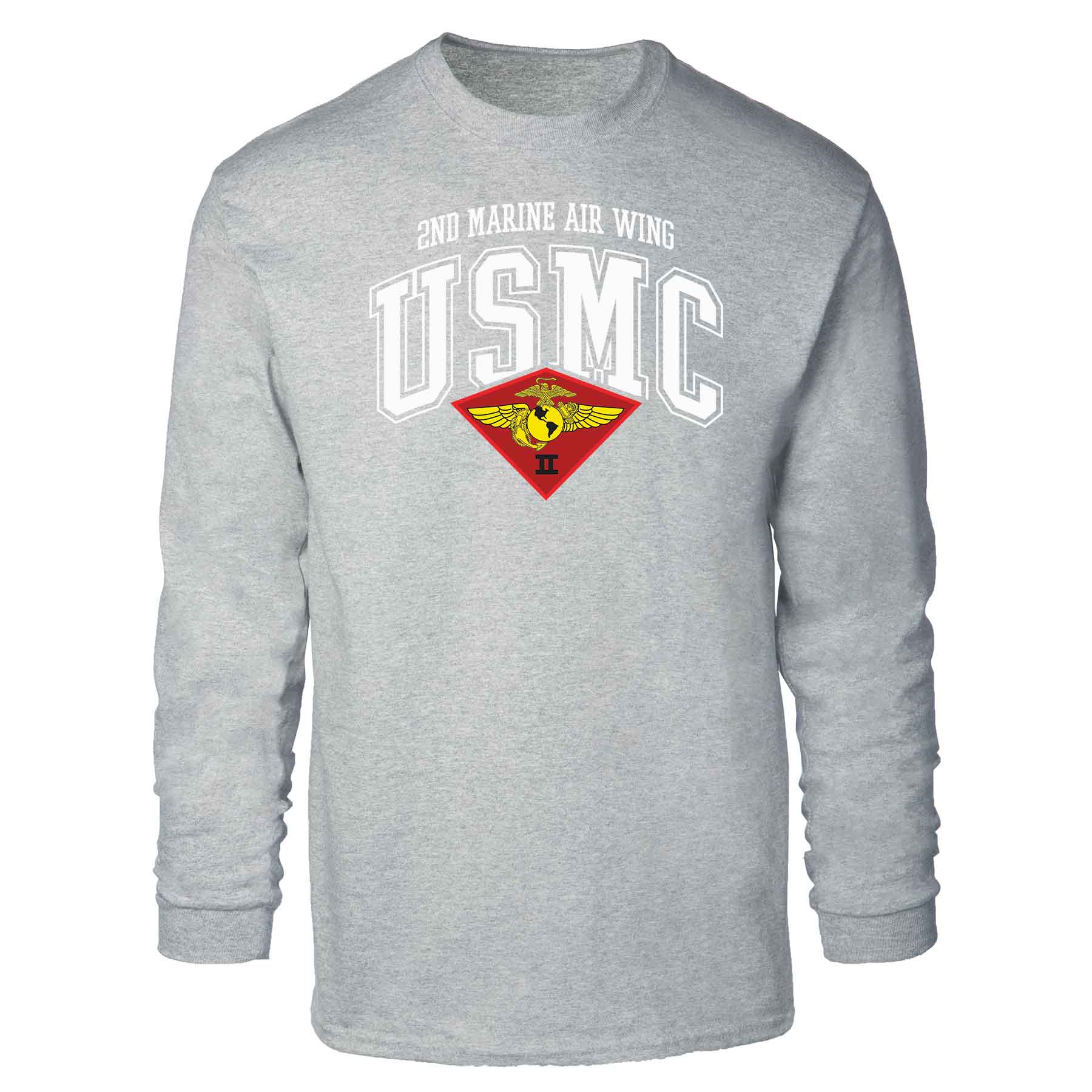2nd Marine Air Wing Arched Long Sleeve T-shirt - Image 2