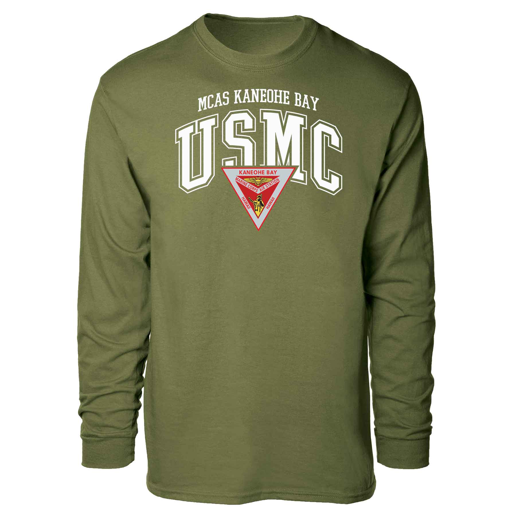 MCAS Kaneohe Bay Arched Long Sleeve T-shirt - Image 4