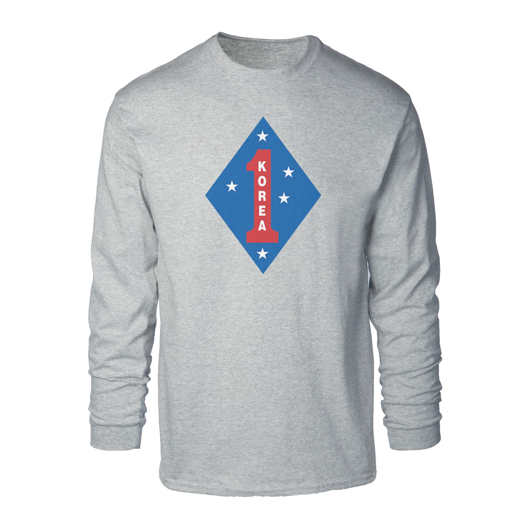Korea 1st Marine Division Long Sleeve Shirt