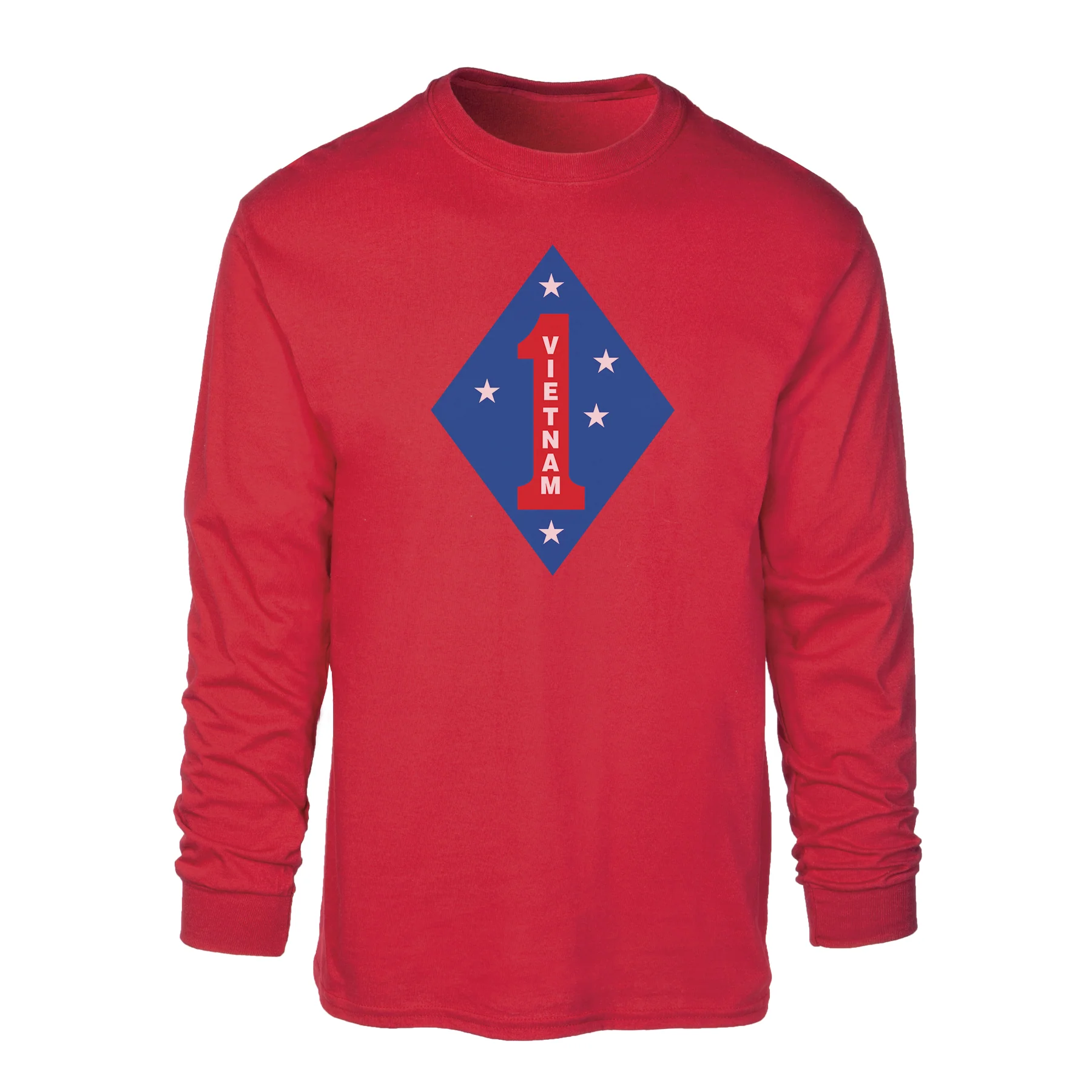 Vietnam 1st Marine Division Long Sleeve Shirt - Image 4
