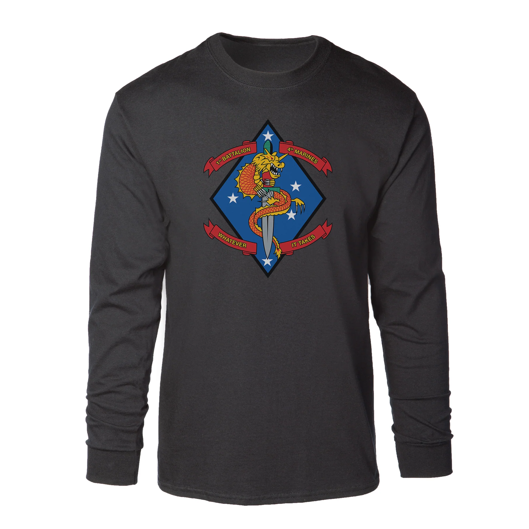 1st Battalion 4th Marines Long Sleeve Shirt - Image 3