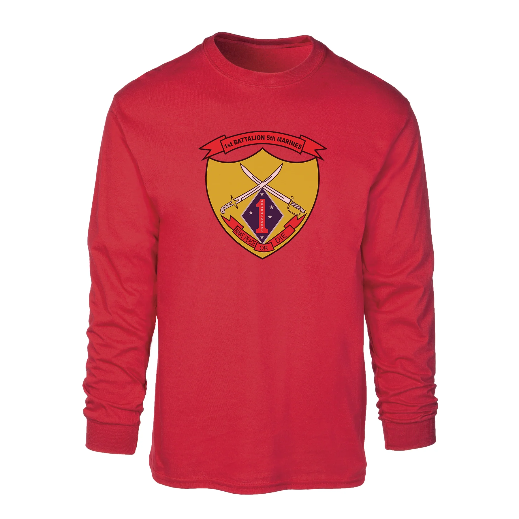 1st Battalion 5th Marines Long Sleeve Shirt - Image 4