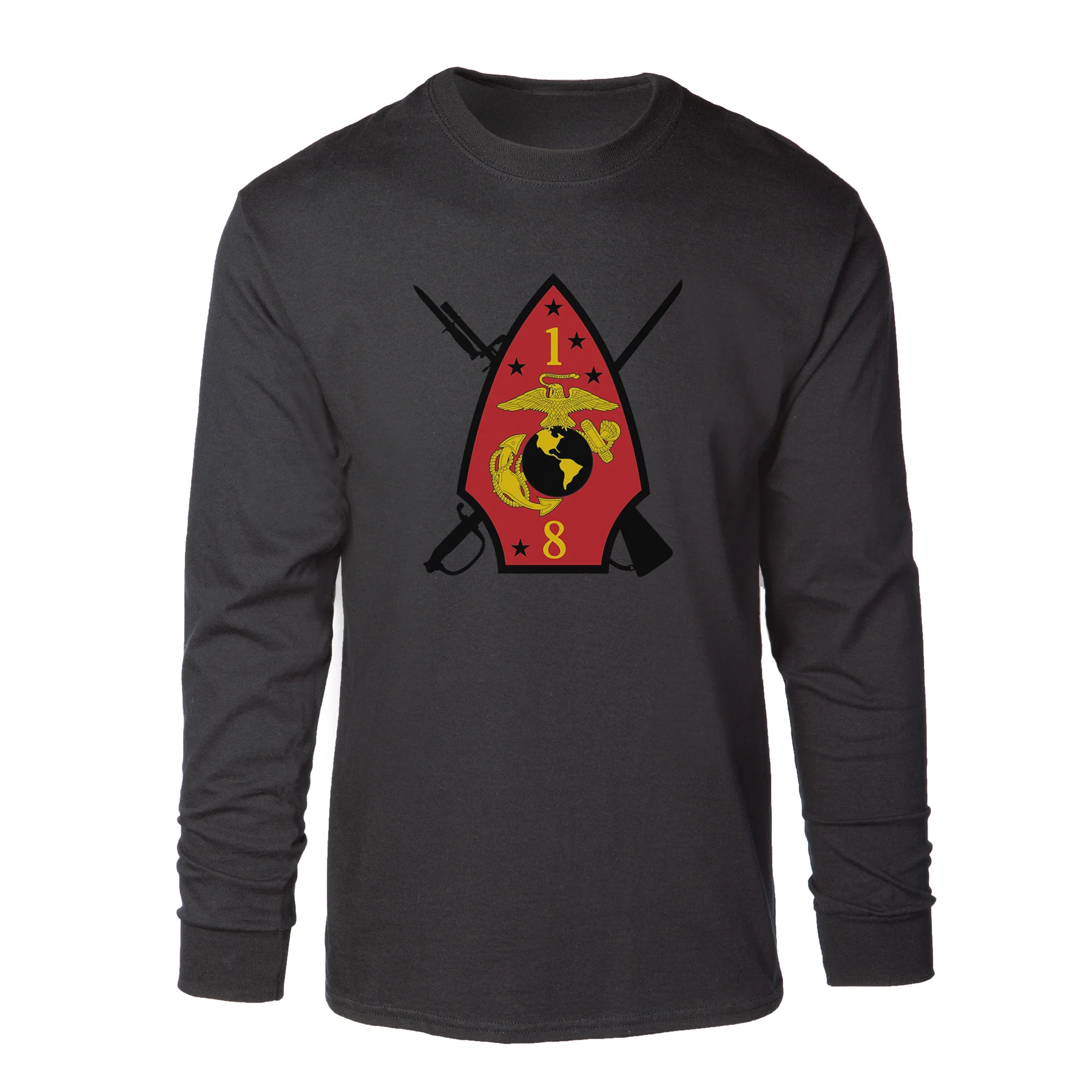 1st Battalion 8th Marines Long Sleeve Shirt - Image 3