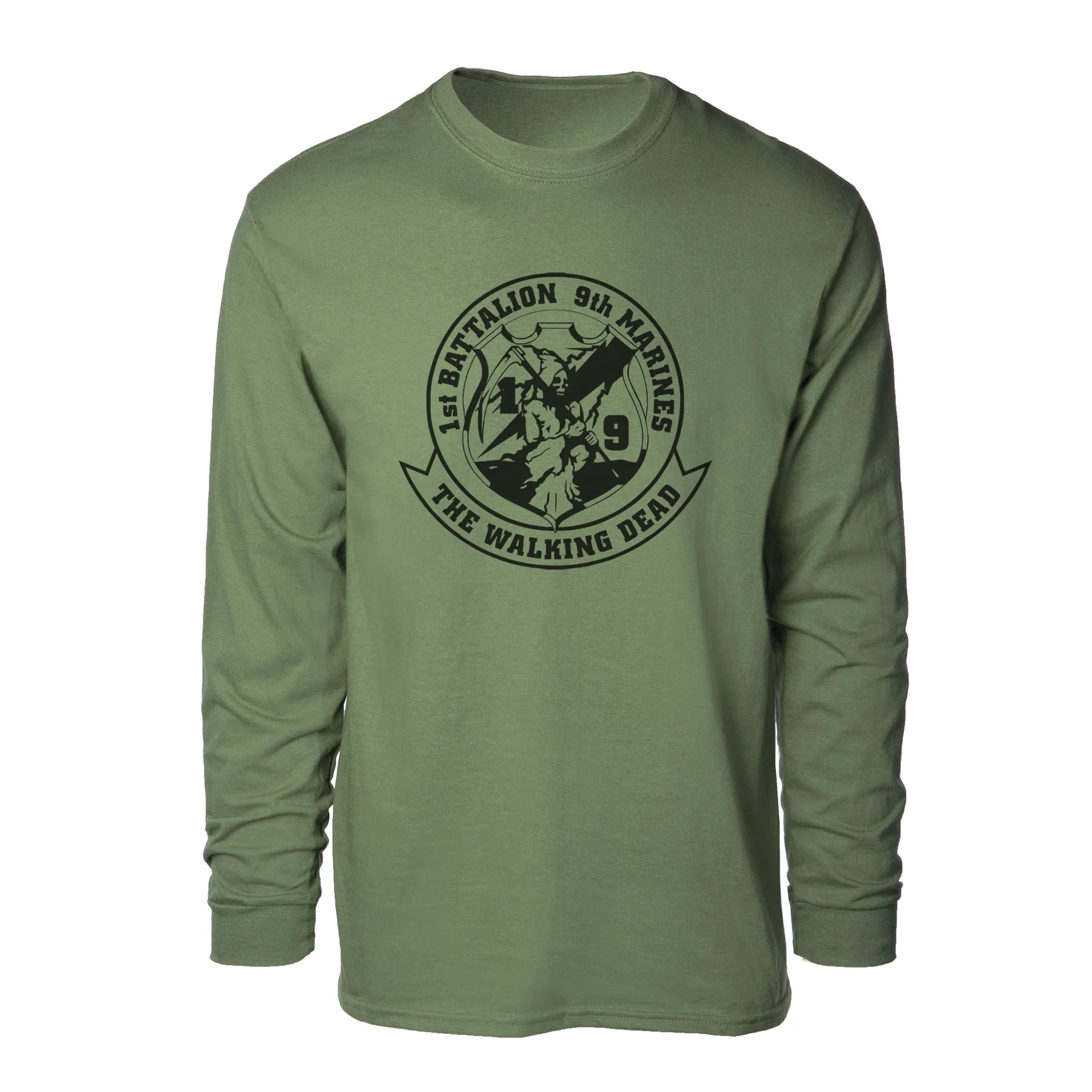 1st Battalion 9th Marines Long Sleeve Shirt - Image 2