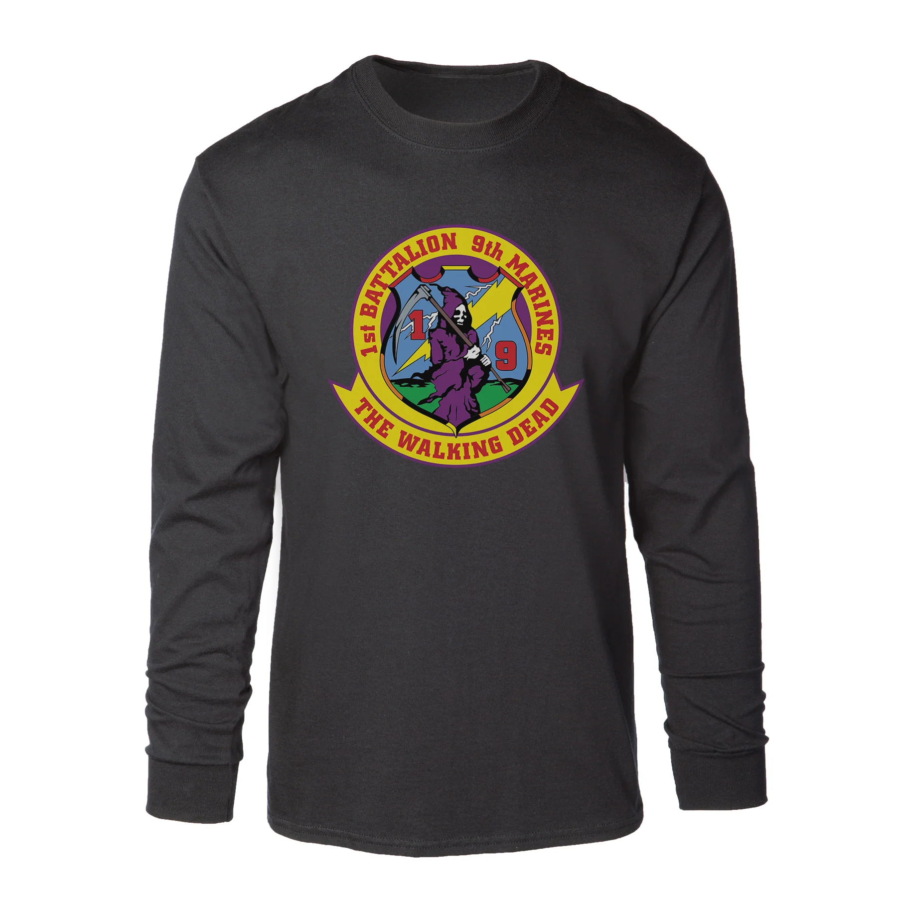 1st Battalion 9th Marines Long Sleeve Shirt - Image 3