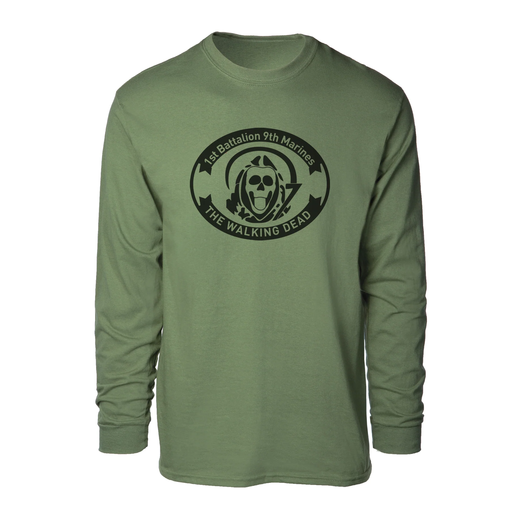 1st Battalion 9th Marines Long Sleeve Shirt - Image 2