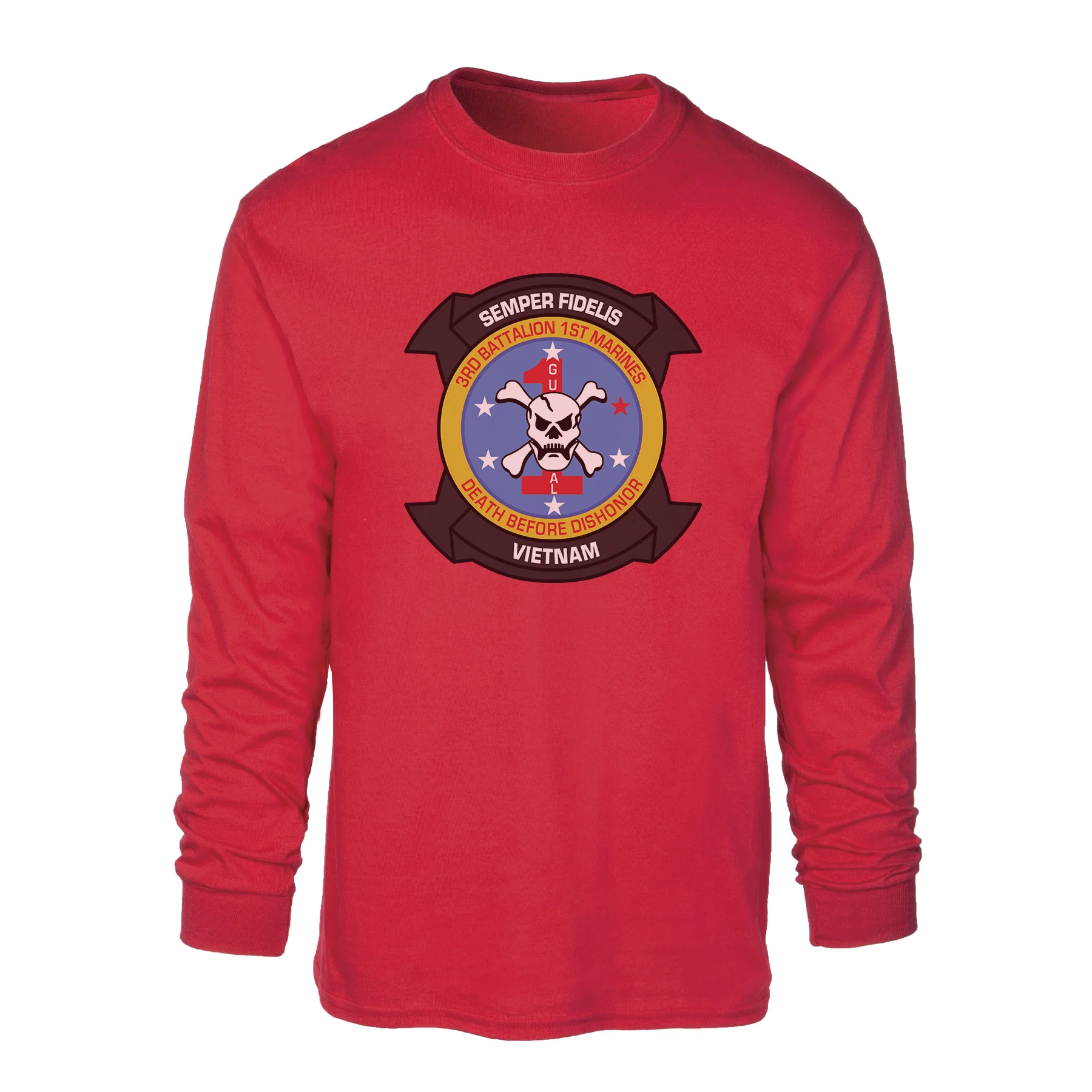 3rd Battalion 1st Marines Long Sleeve Shirt - Image 4