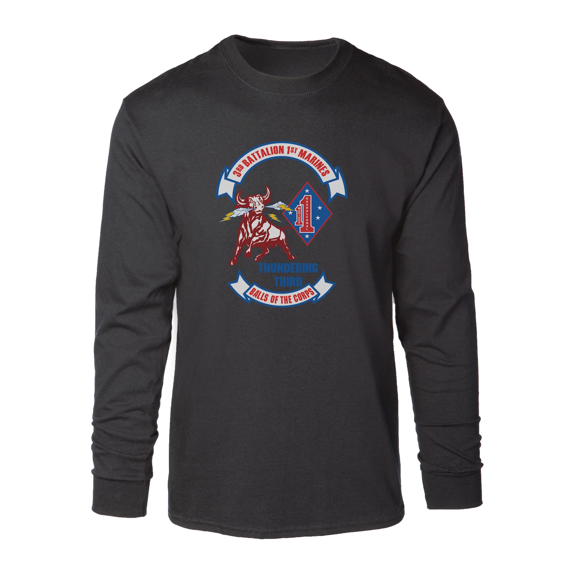 3rd Battalion 1st Marines Long Sleeve Shirt - Image 3