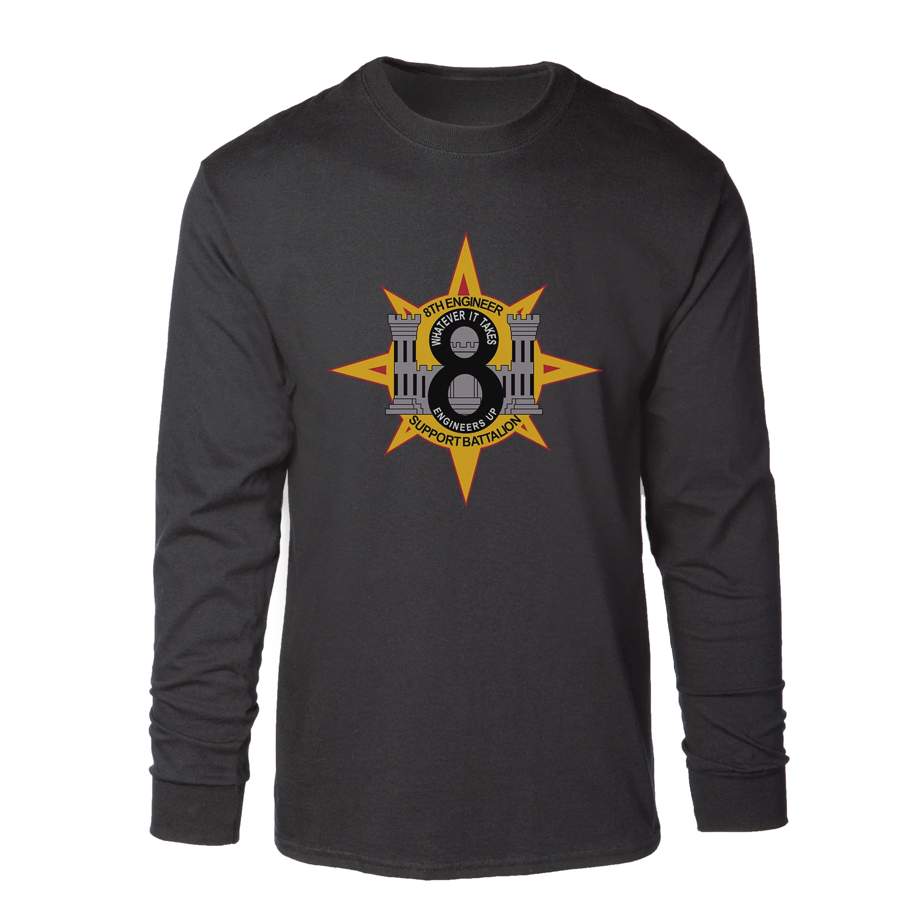 8th Engineer Battalion Long Sleeve Shirt - Image 3