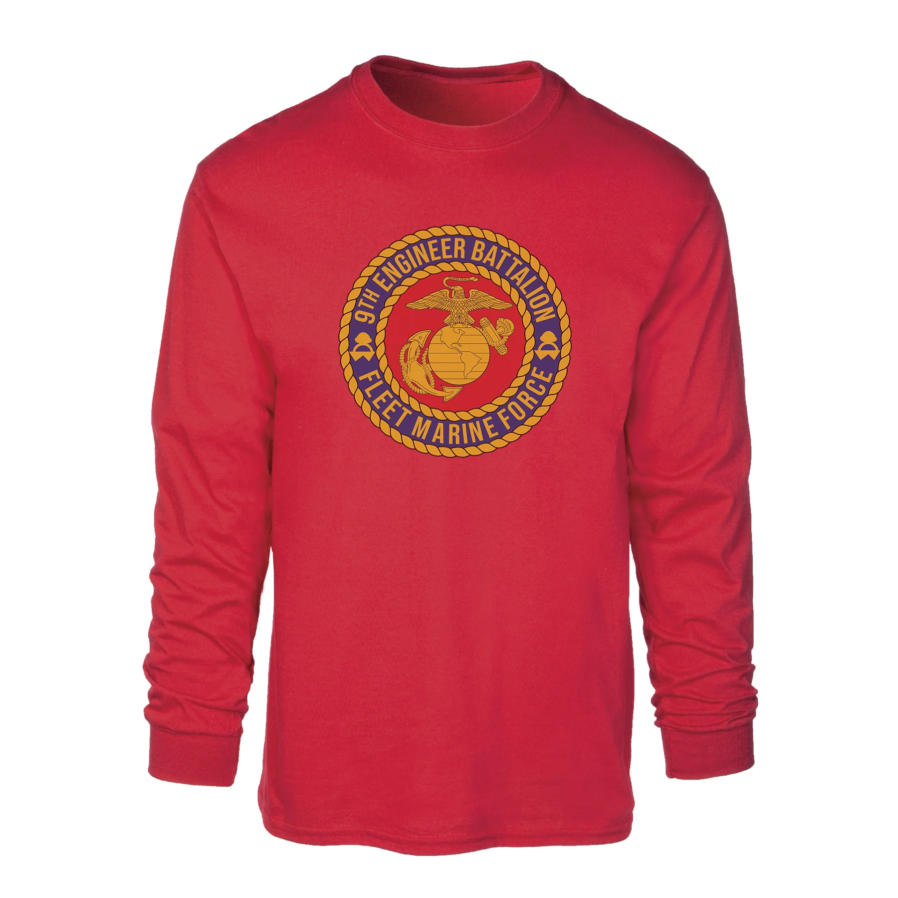 9th Marine Engineer Battalion Long Sleeve Shirt - Image 4