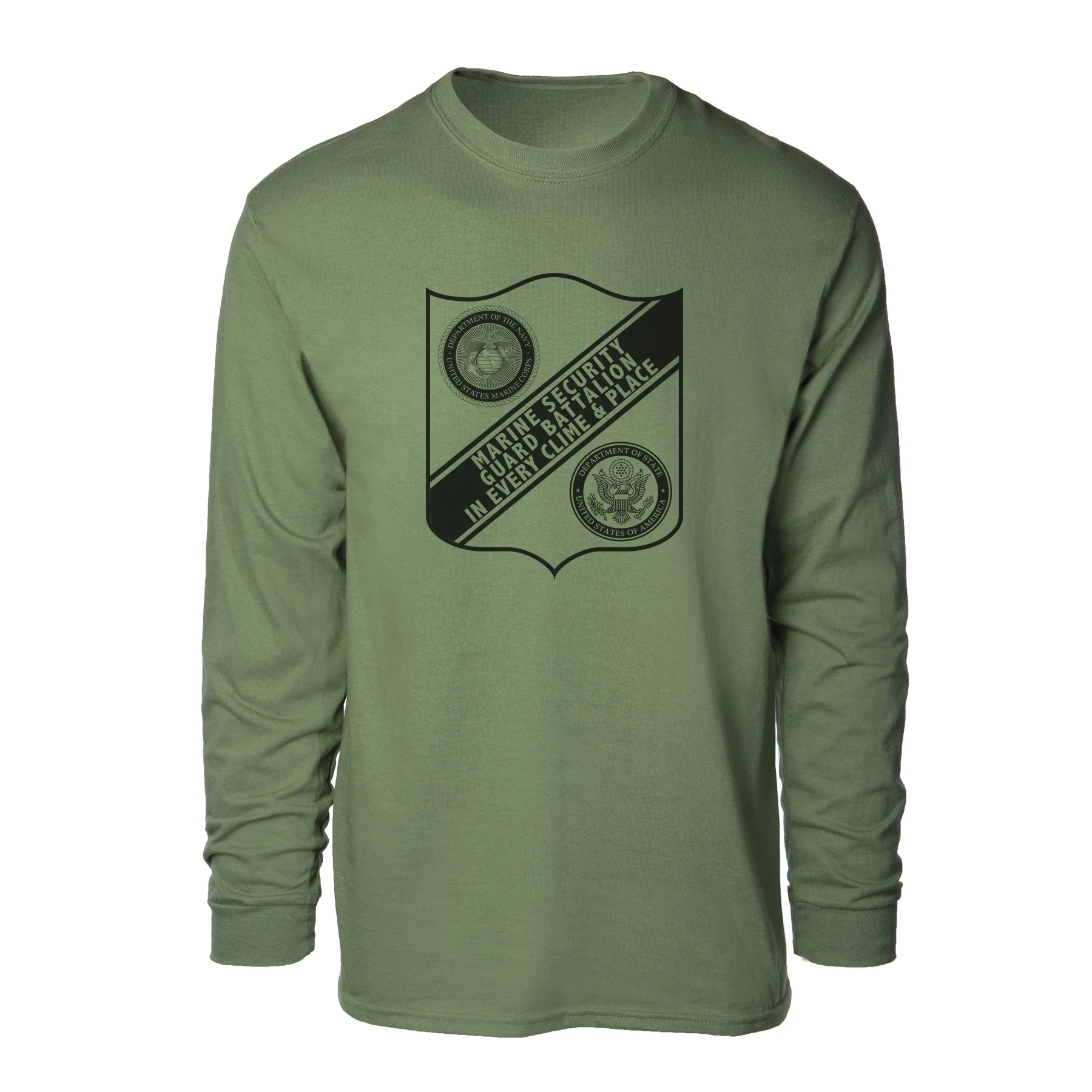 Marine Security Guard Battalion Long Sleeve Shirt - Image 2