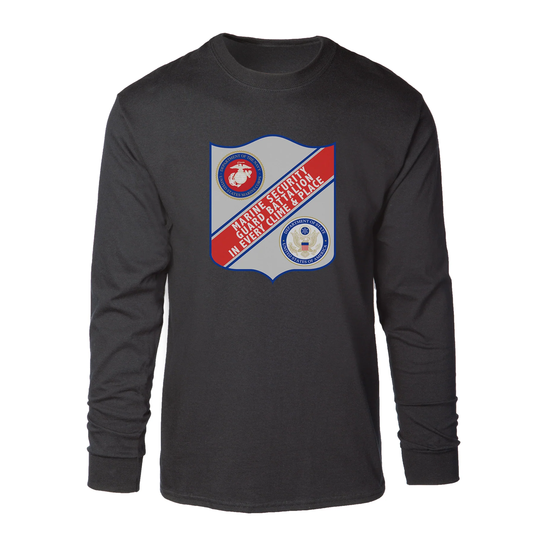 Marine Security Guard Battalion Long Sleeve Shirt - Image 3