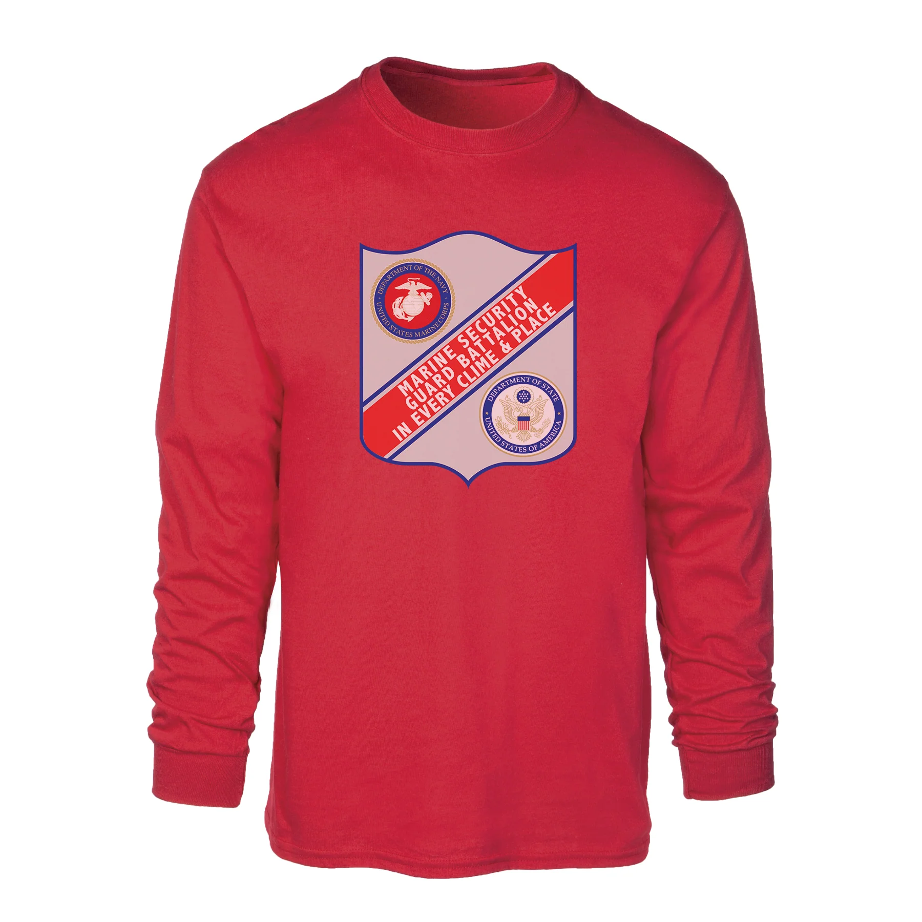 Marine Security Guard Battalion Long Sleeve Shirt - Image 4