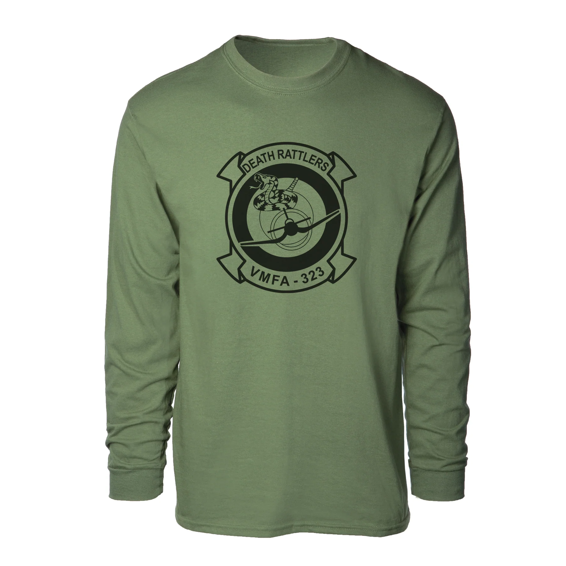 VMFA-323 Death Rattlers Long Sleeve Shirt - Image 2