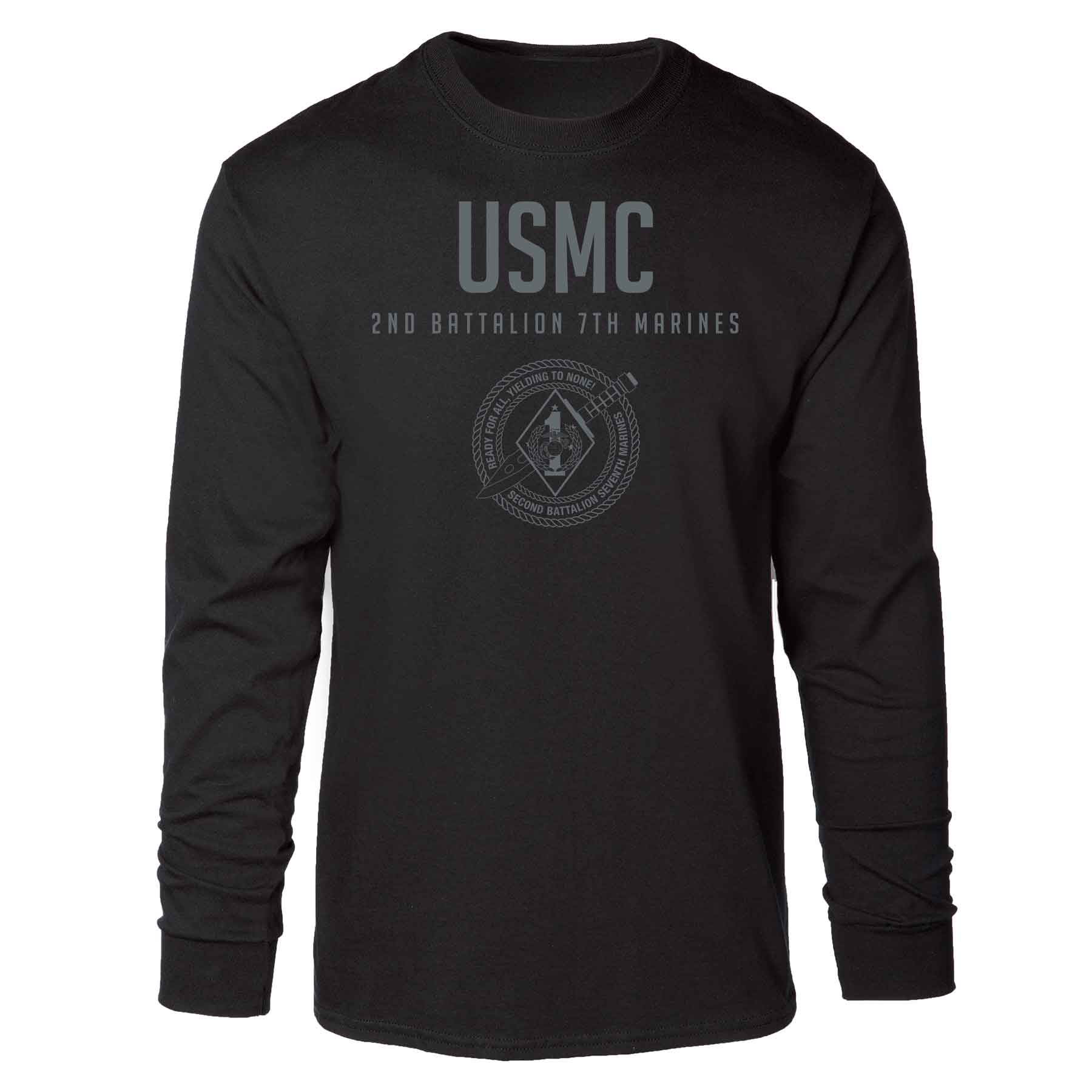 2nd Battalion 7th Marines Tonal Long Sleeve T-shirt