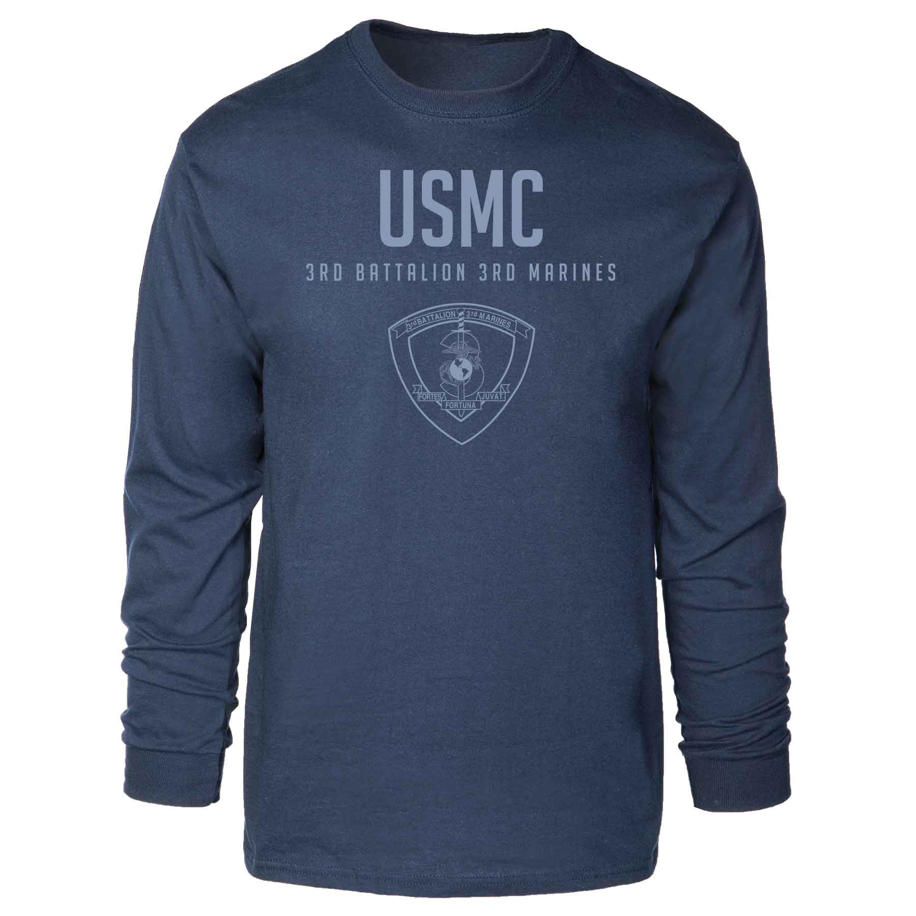 3rd Battalion 3rd Marines Tonal Long Sleeve T-shirt - Image 3