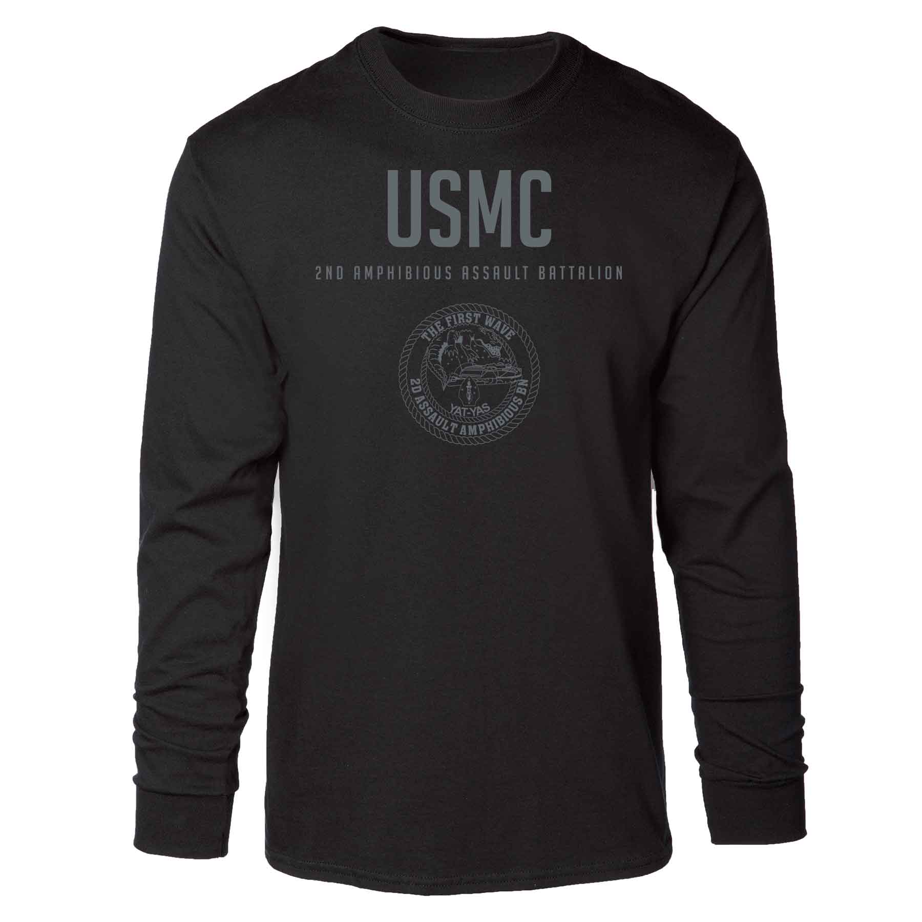 2nd Assualt Amphibious Bn Tonal Long Sleeve T-shirt