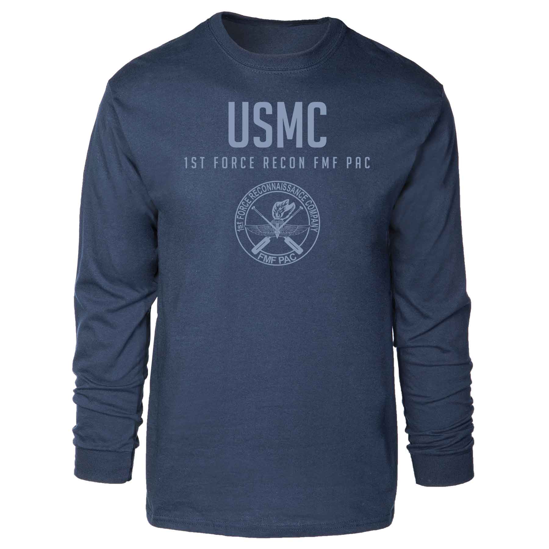 1st Force Recon FMF PAC Tonal Long Sleeve T-shirt - Image 3