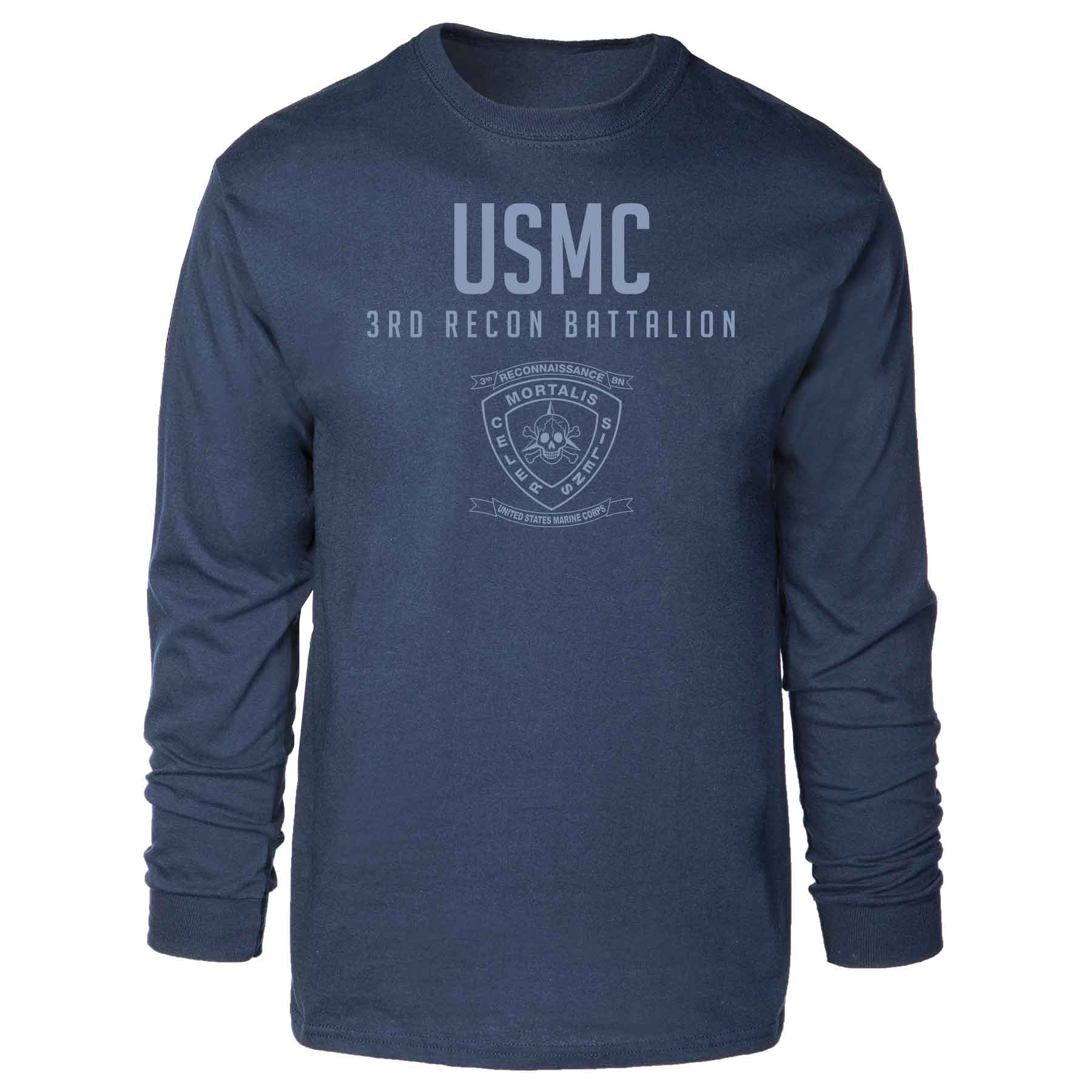 3rd Recon Battalion Tonal Long Sleeve T-shirt - Image 3