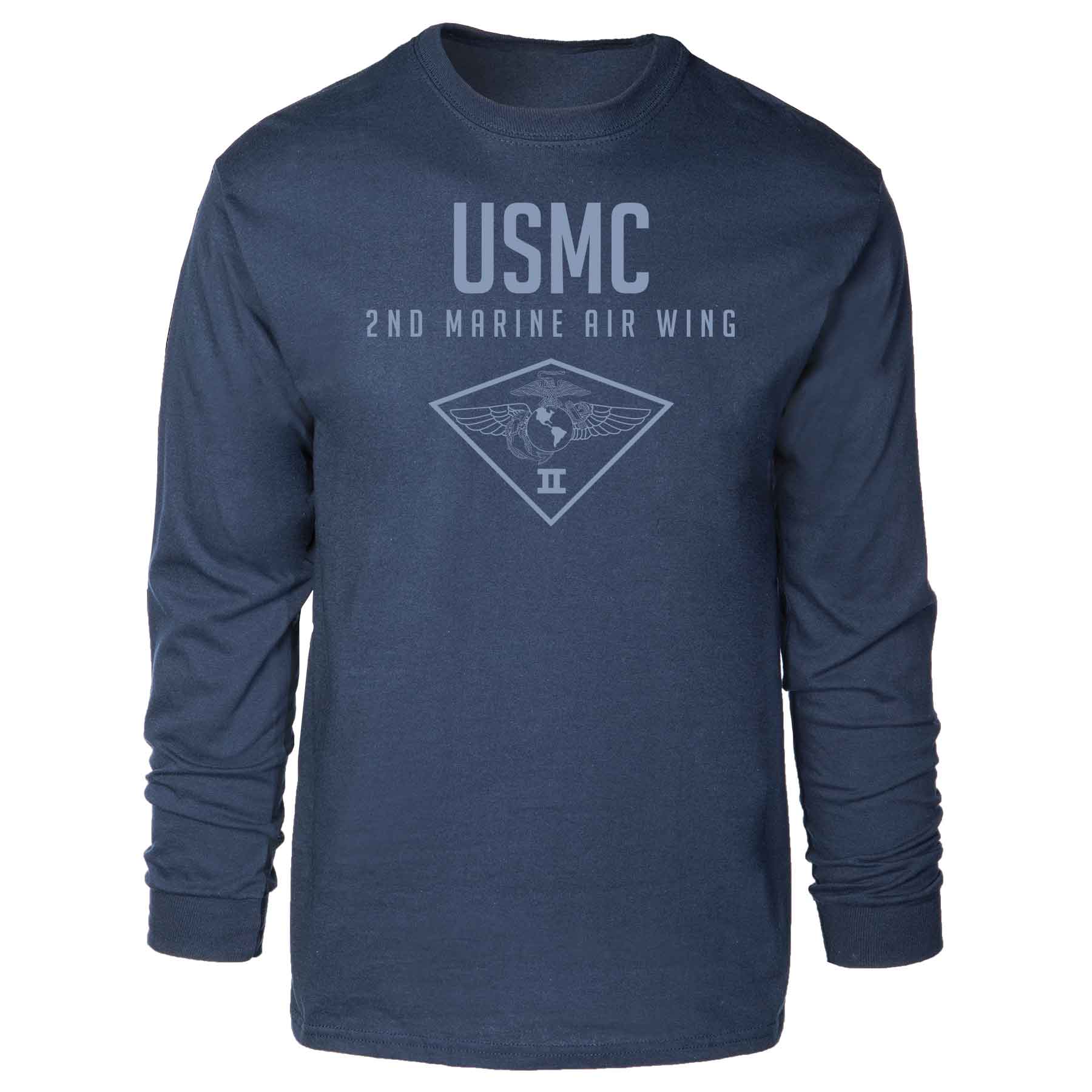 2nd Marine Air Wing Tonal Long Sleeve T-shirt - Image 3