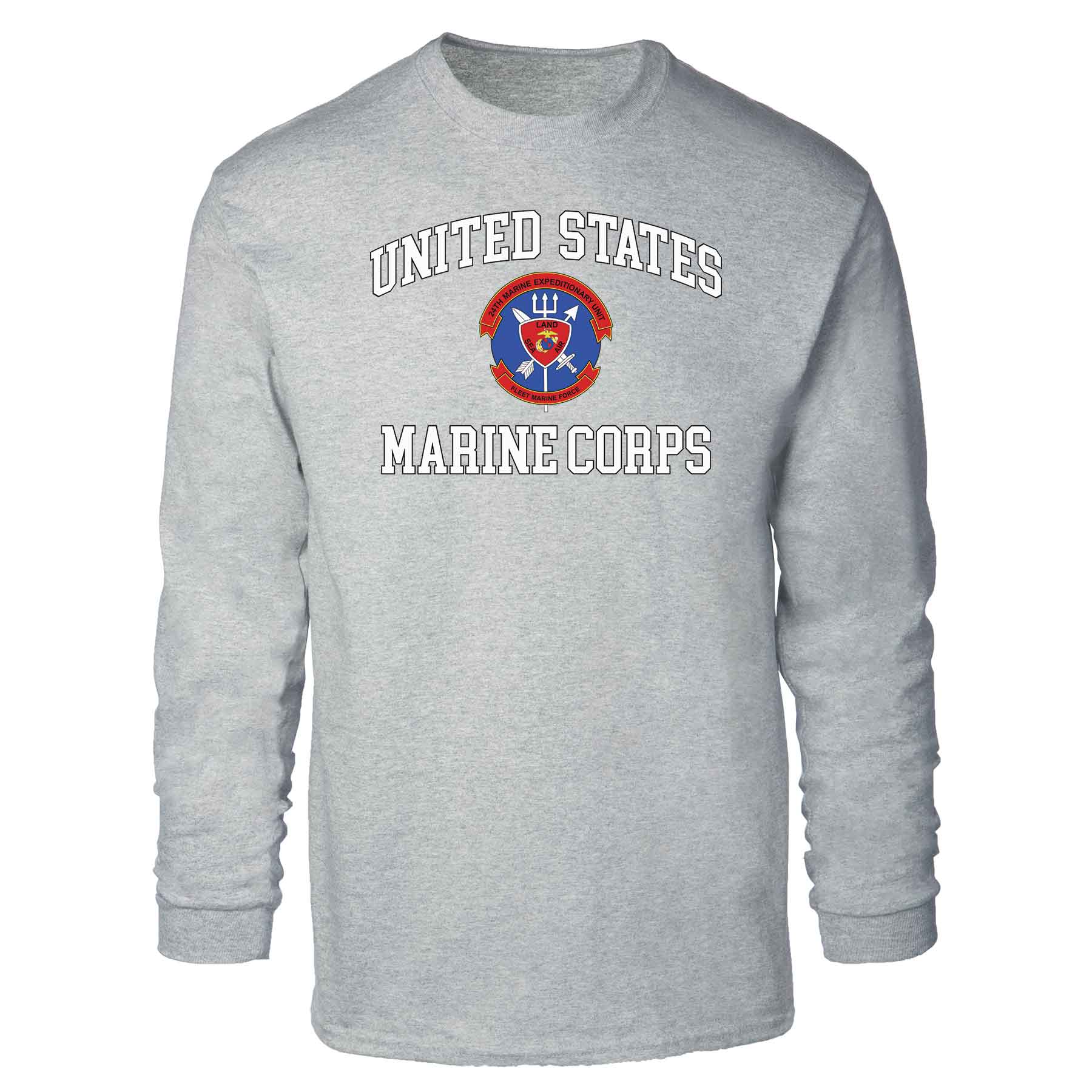 24th MEU Fleet Marine Force USMC Long Sleeve T-shirt - Image 2