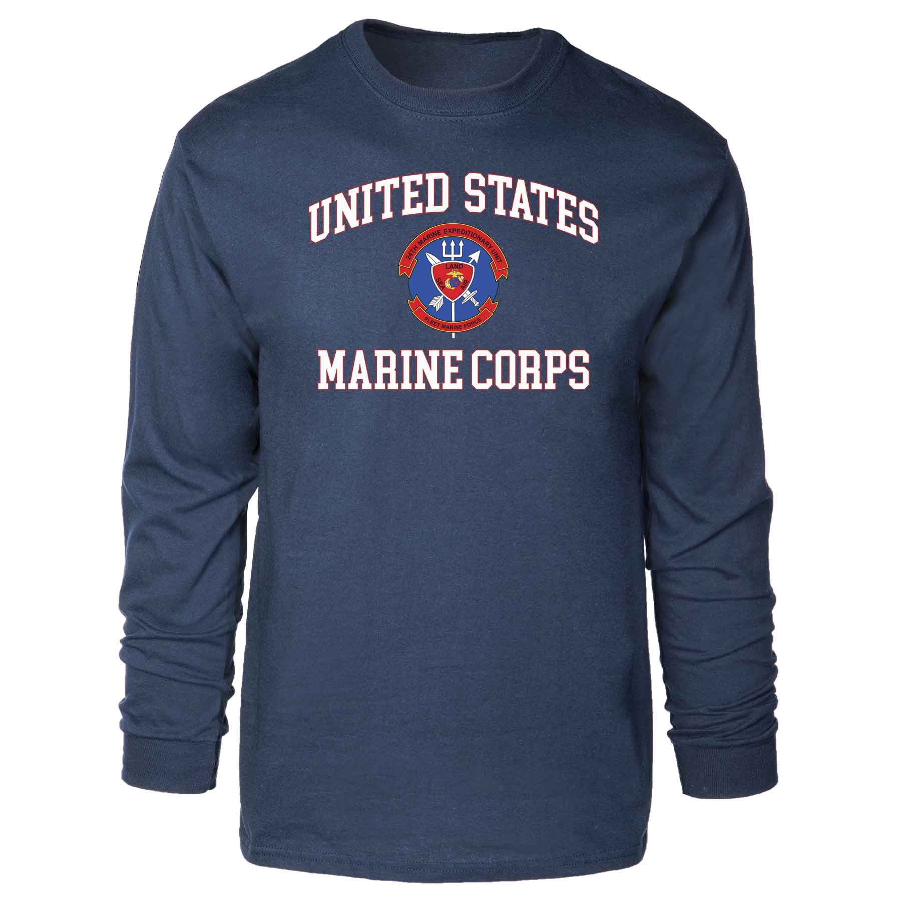 24th MEU Fleet Marine Force USMC Long Sleeve T-shirt - Image 3