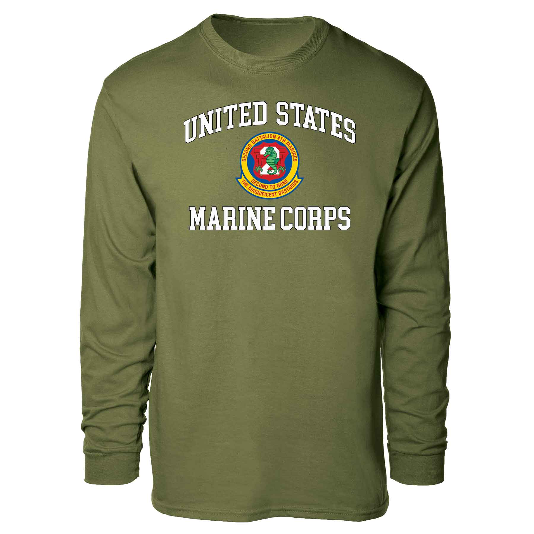 2nd Battalion 4th Marines USMC Long Sleeve T-shirt - Image 4