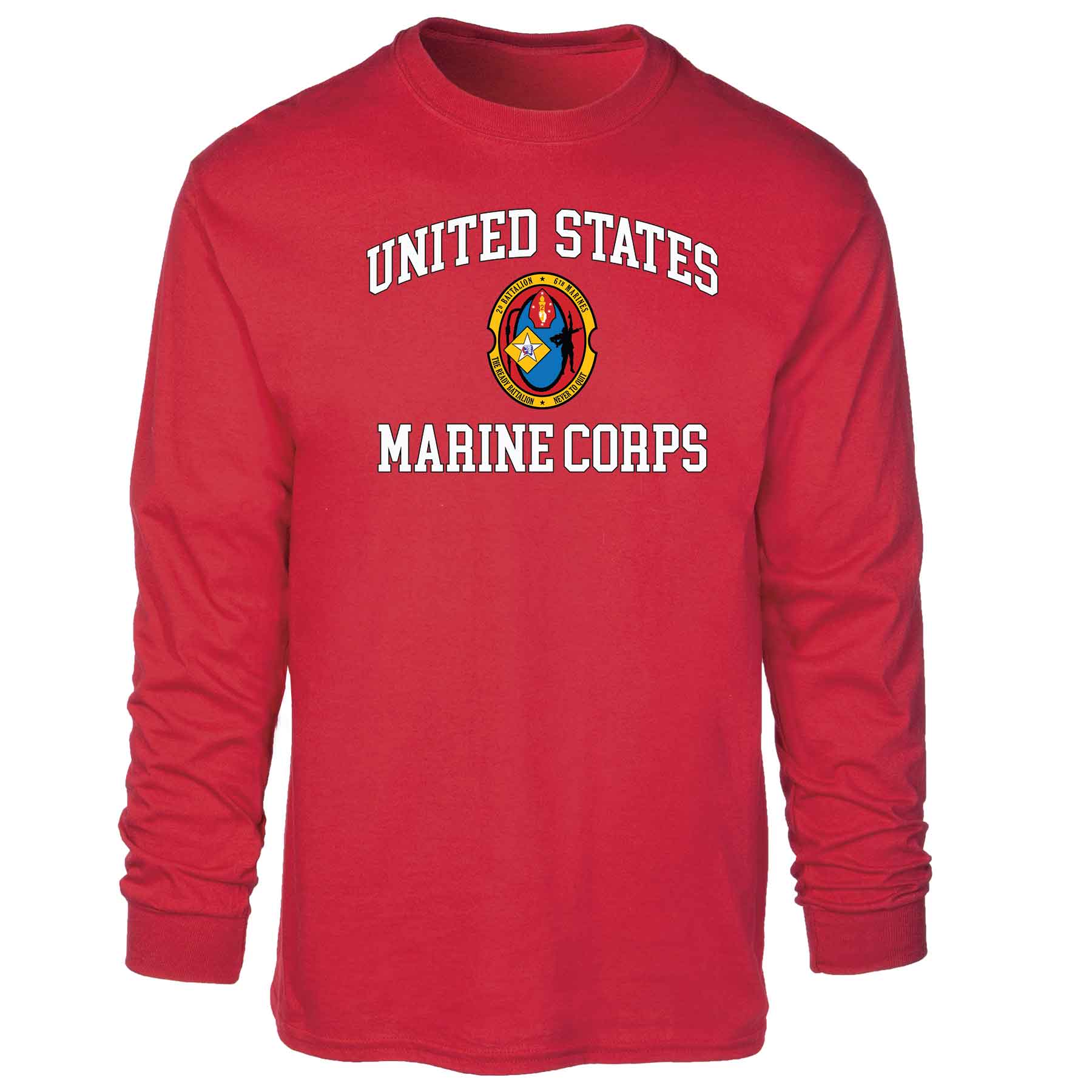 2nd Battalion 6th Marines USMC Long Sleeve T-shirt - Image 5