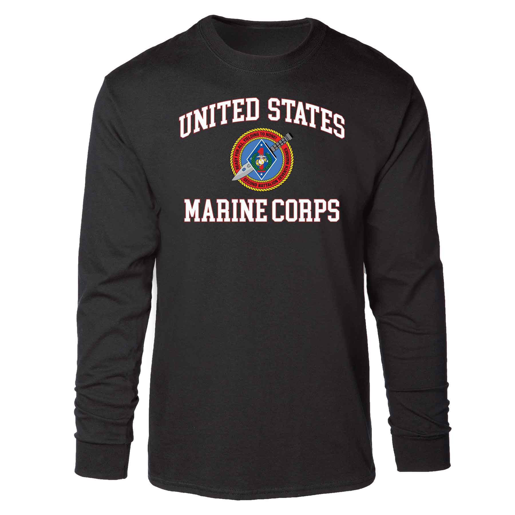 2nd Battalion 7th Marines USMC Long Sleeve T-shirt