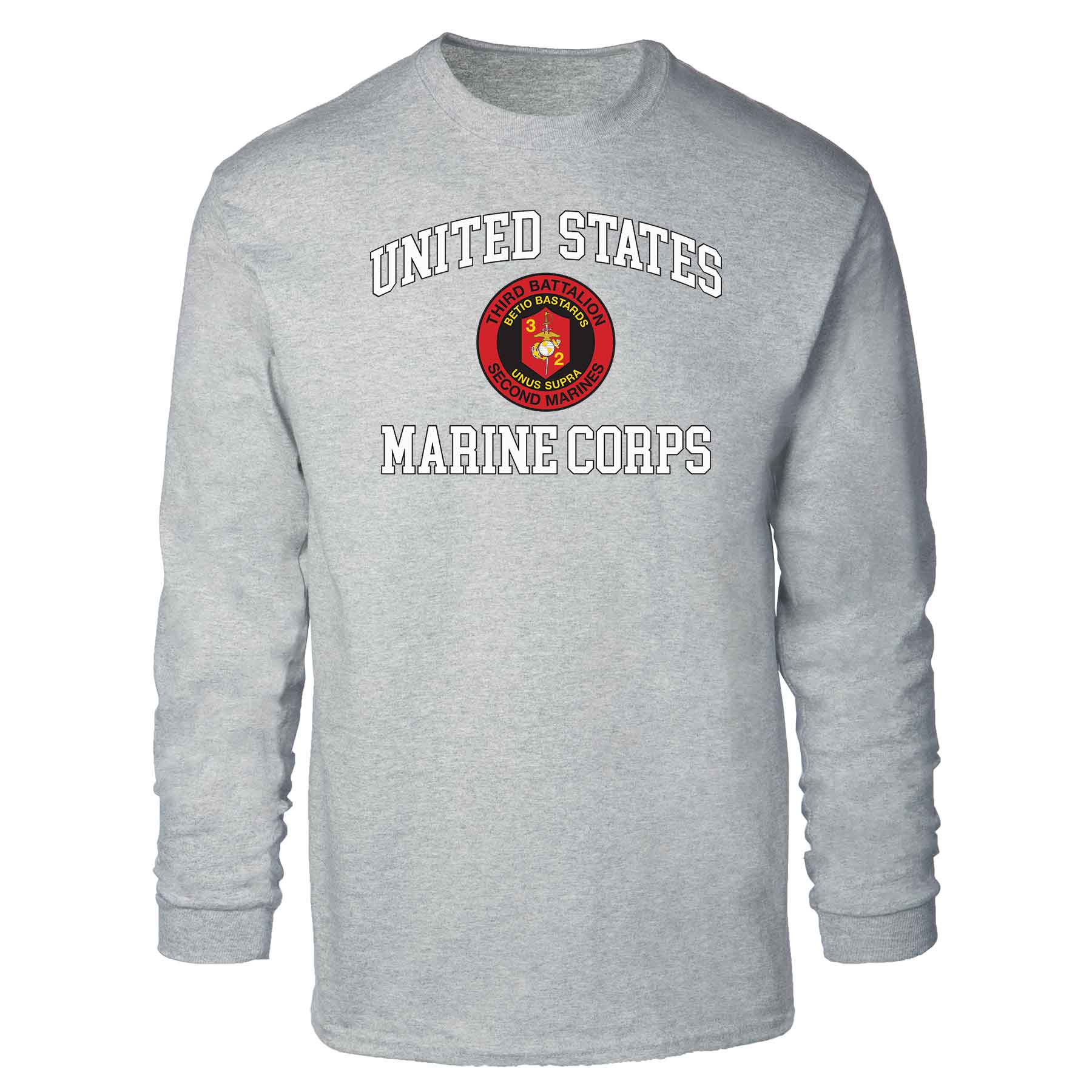 3rd Battalion 2nd Marines USMC Long Sleeve T-shirt - Image 2