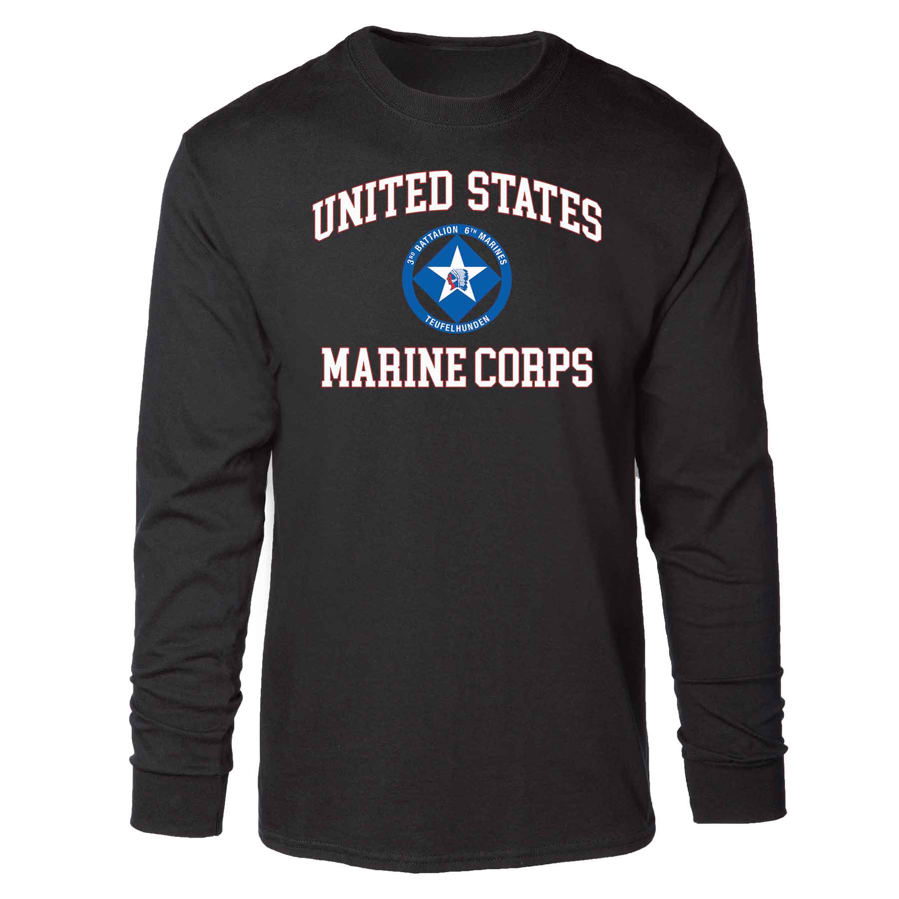 3rd Battalion 6th Marines USMC Long Sleeve T-shirt