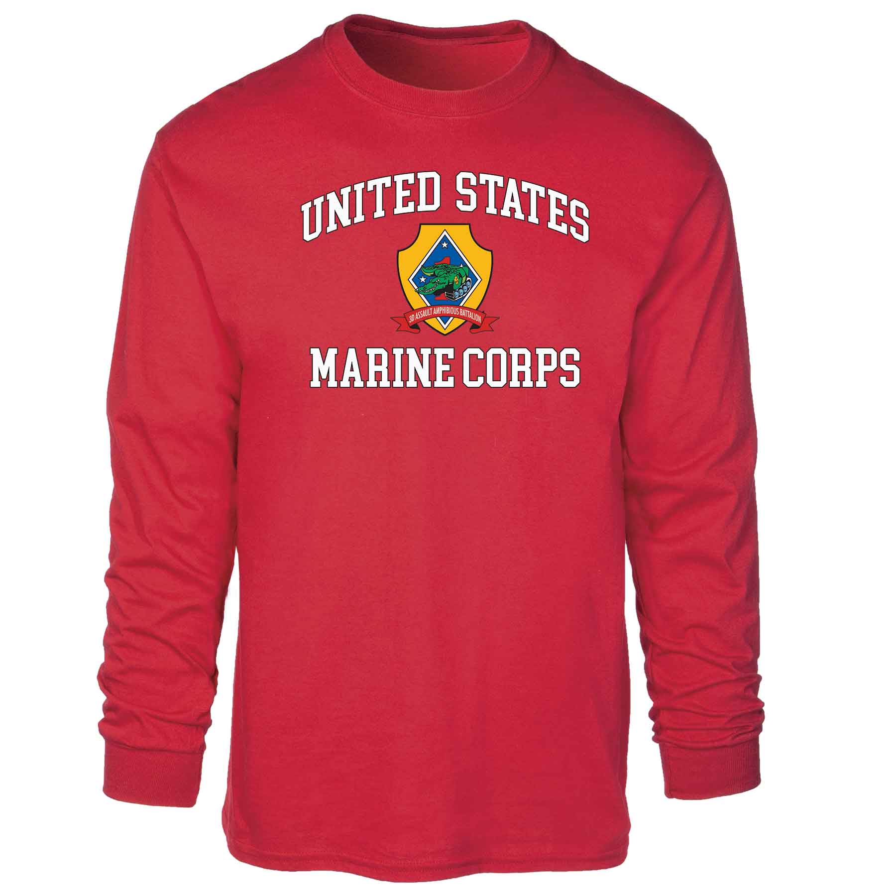 3rd Amphibious Assault Bn USMC Long Sleeve T-shirt - Image 5