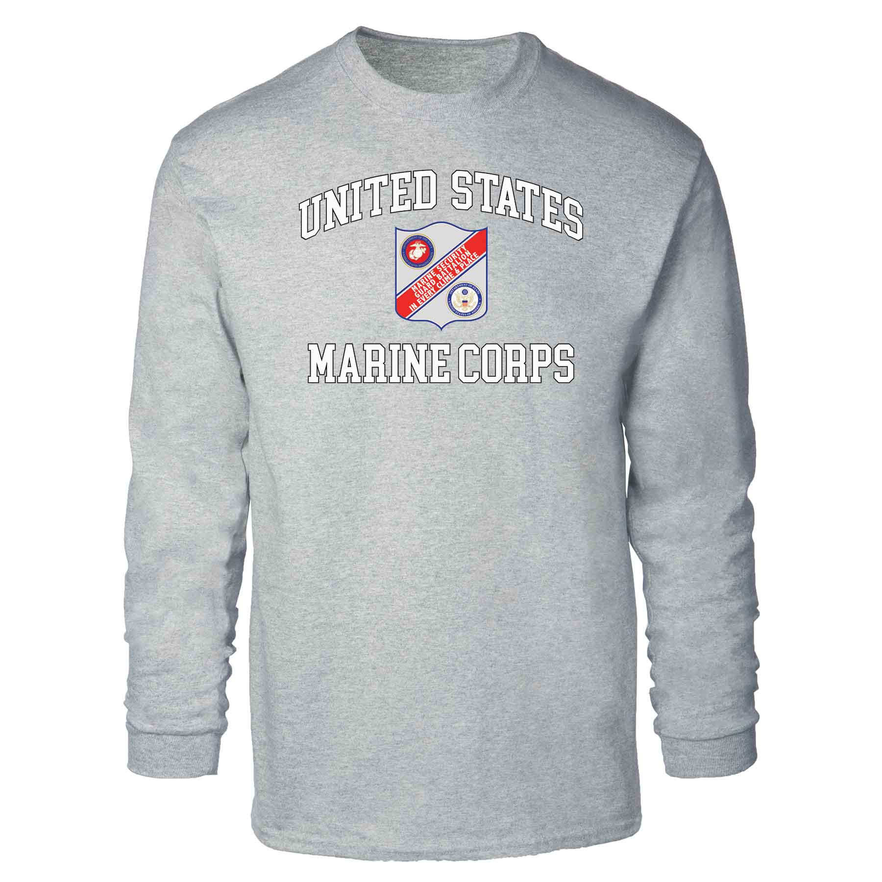 Marine Security Guard USMC Long Sleeve T-shirt - Image 2