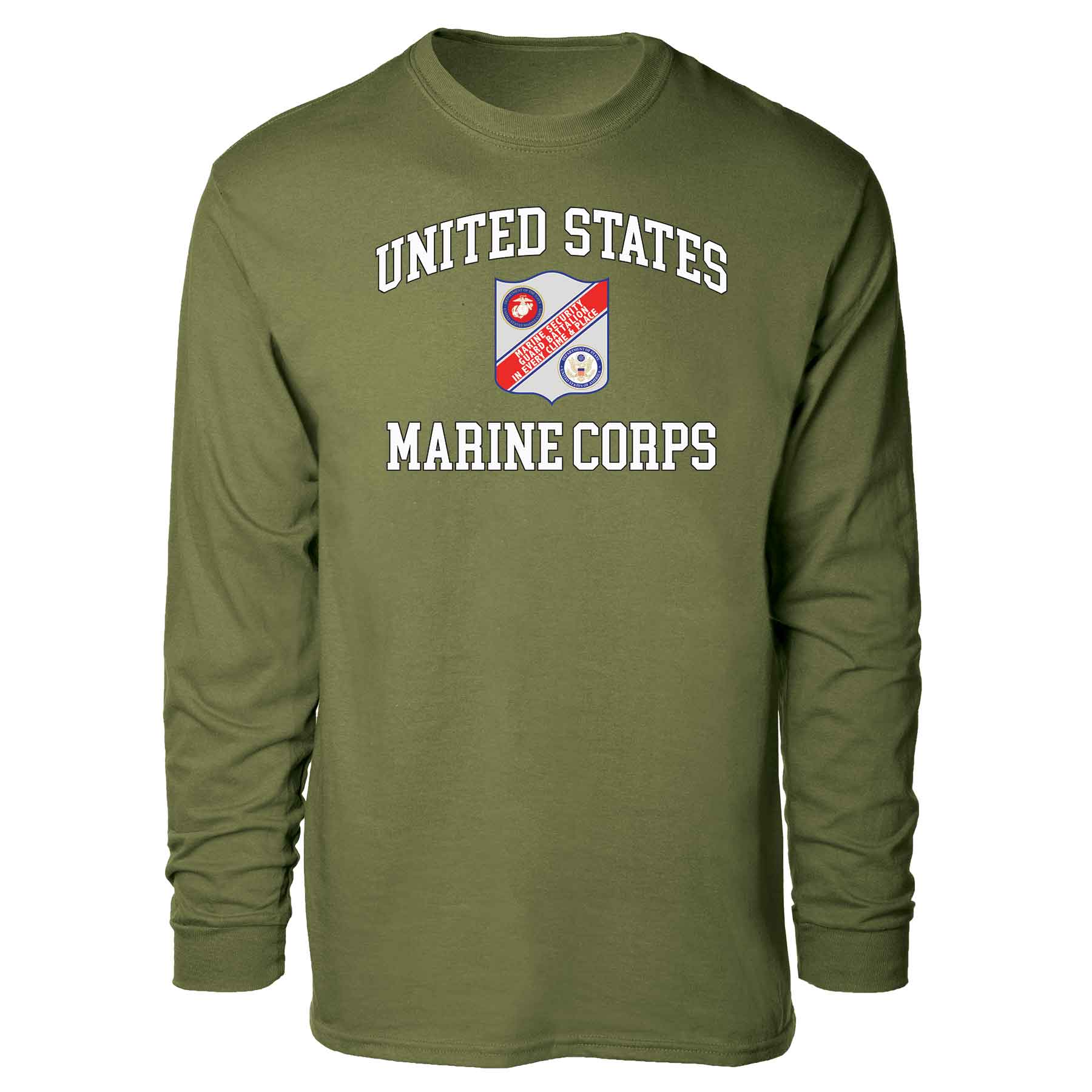 Marine Security Guard USMC Long Sleeve T-shirt - Image 4