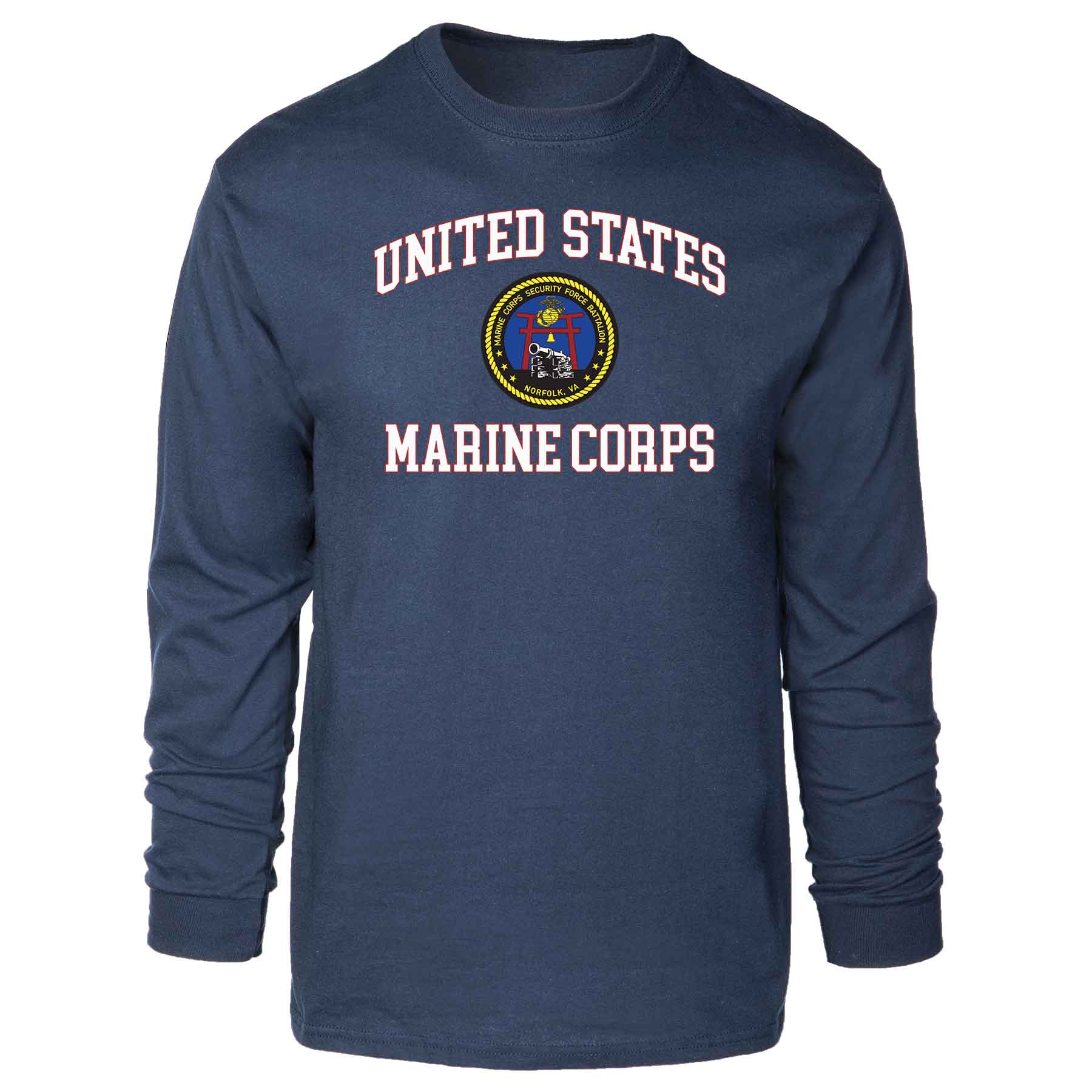 Marine Corps Security Force USMC Long Sleeve T-shirt - Image 3