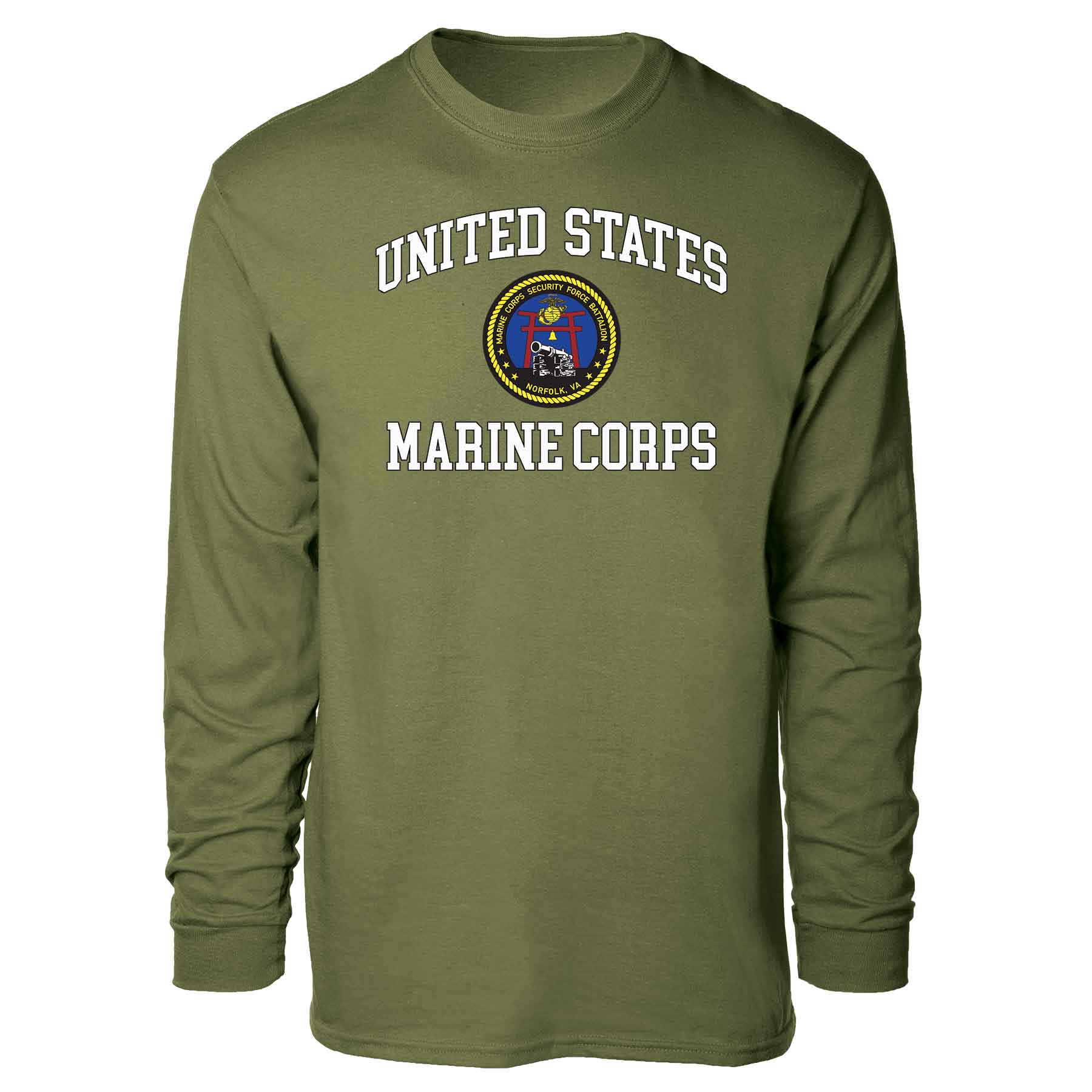 Marine Corps Security Force USMC Long Sleeve T-shirt - Image 4